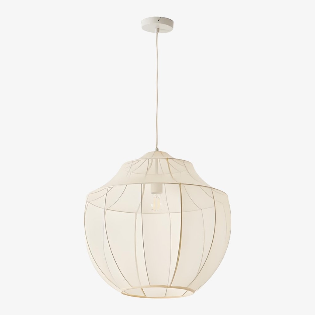 Lumifil Modern Mesh Pendant Light - Hanging Fabric Lghts are Suitable for Dining Rooms or Kitchen Islands T794