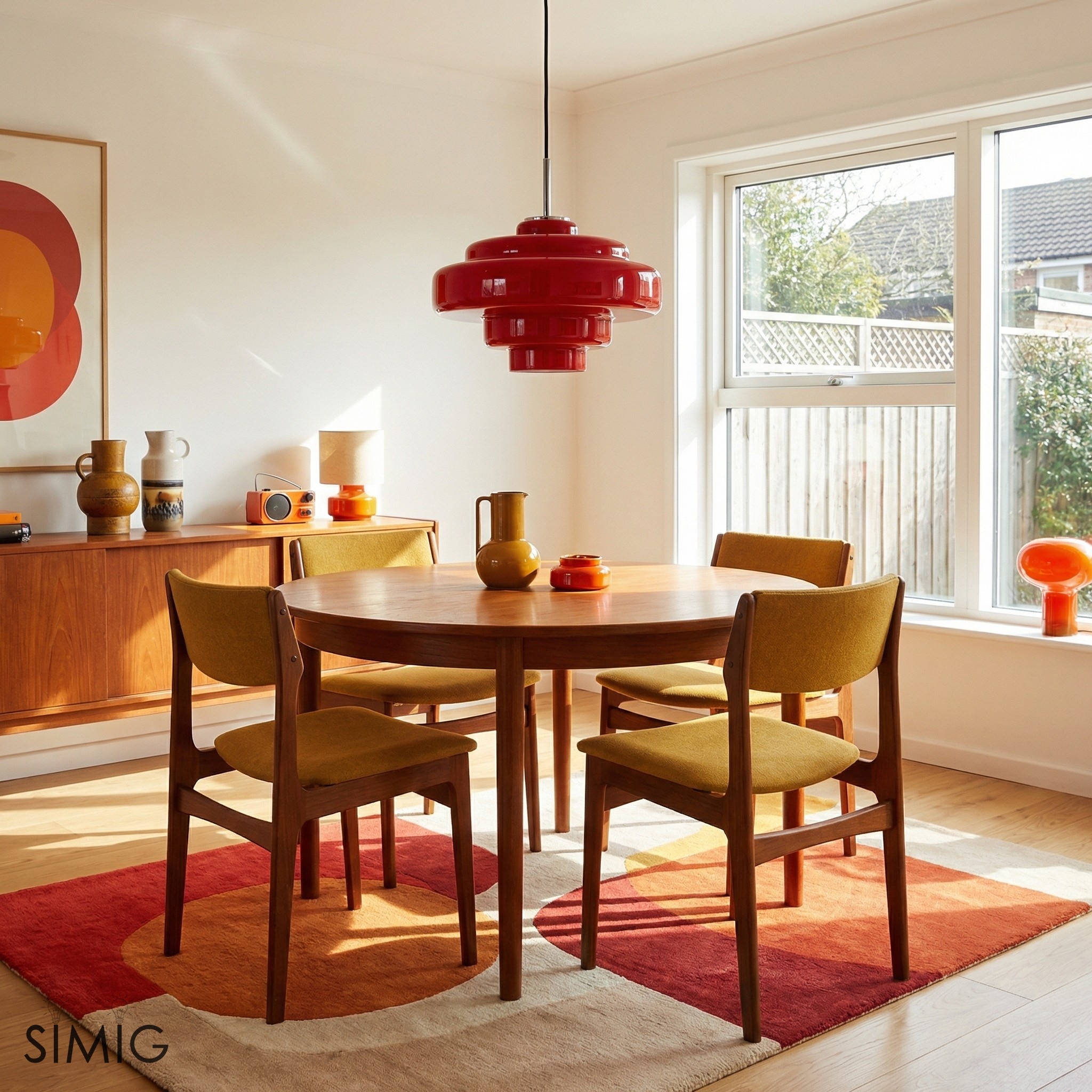Koloro Multi-Layer Pendant Light - Vintage Metal and Glass for Living Room T277