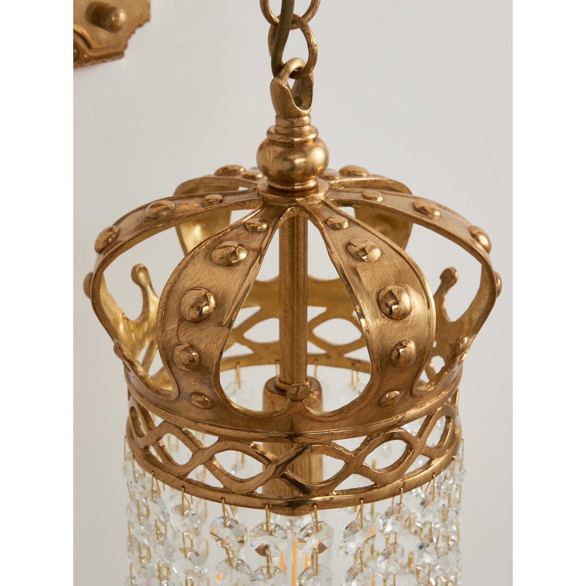 Timon Brass Crown Wall Lamp T1969