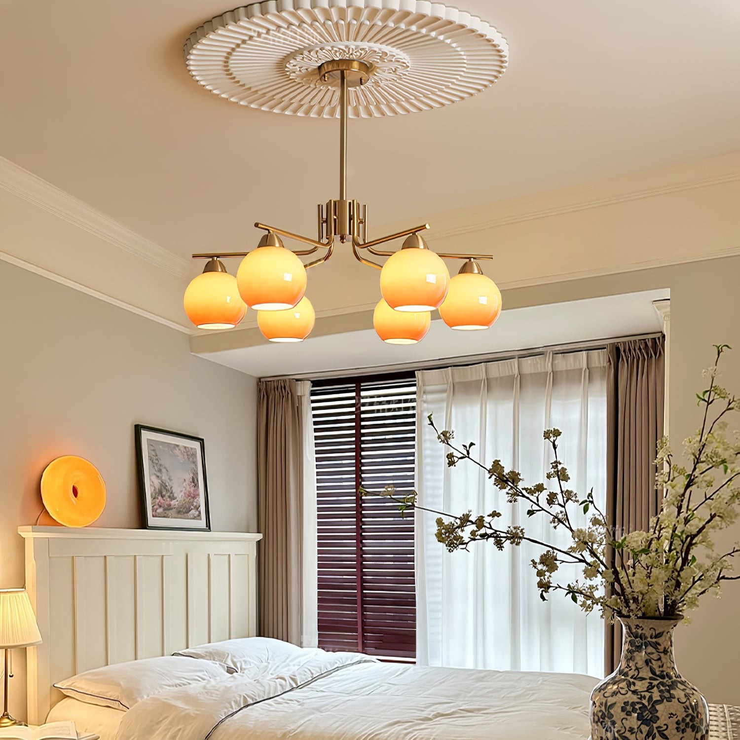 Creative Caramel Spherical Pendant Lamp M466