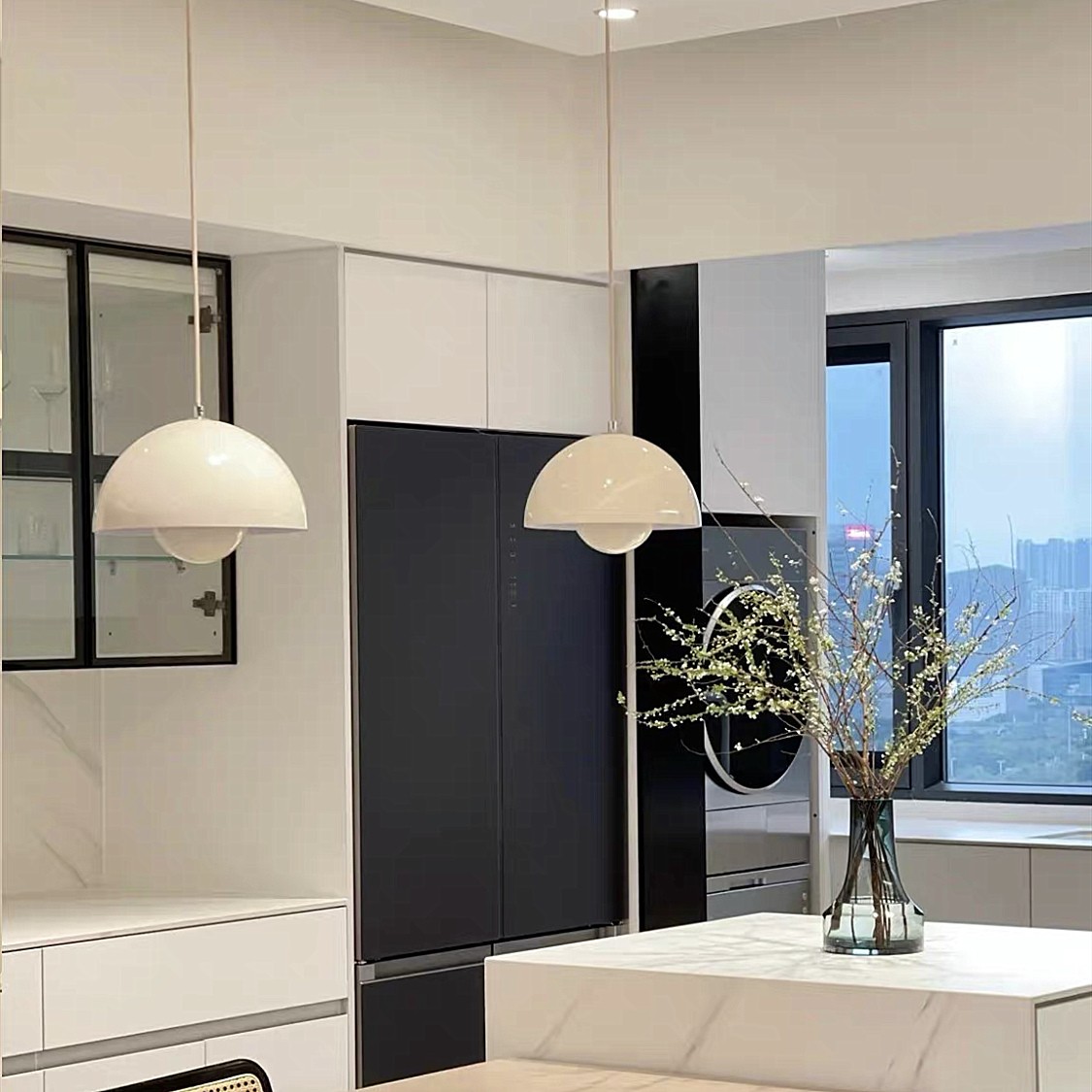 Modern Macaroon Flower Bud Pendant Light S207