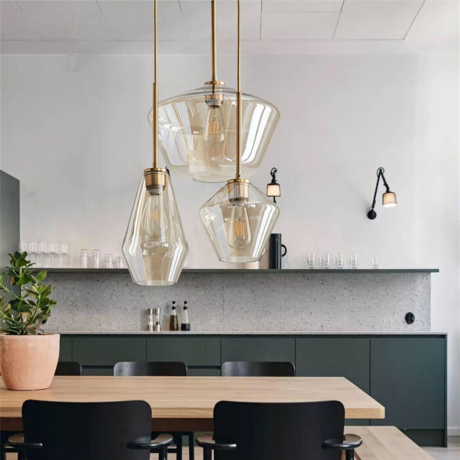 Modern Simple Glass Pendant Lamp