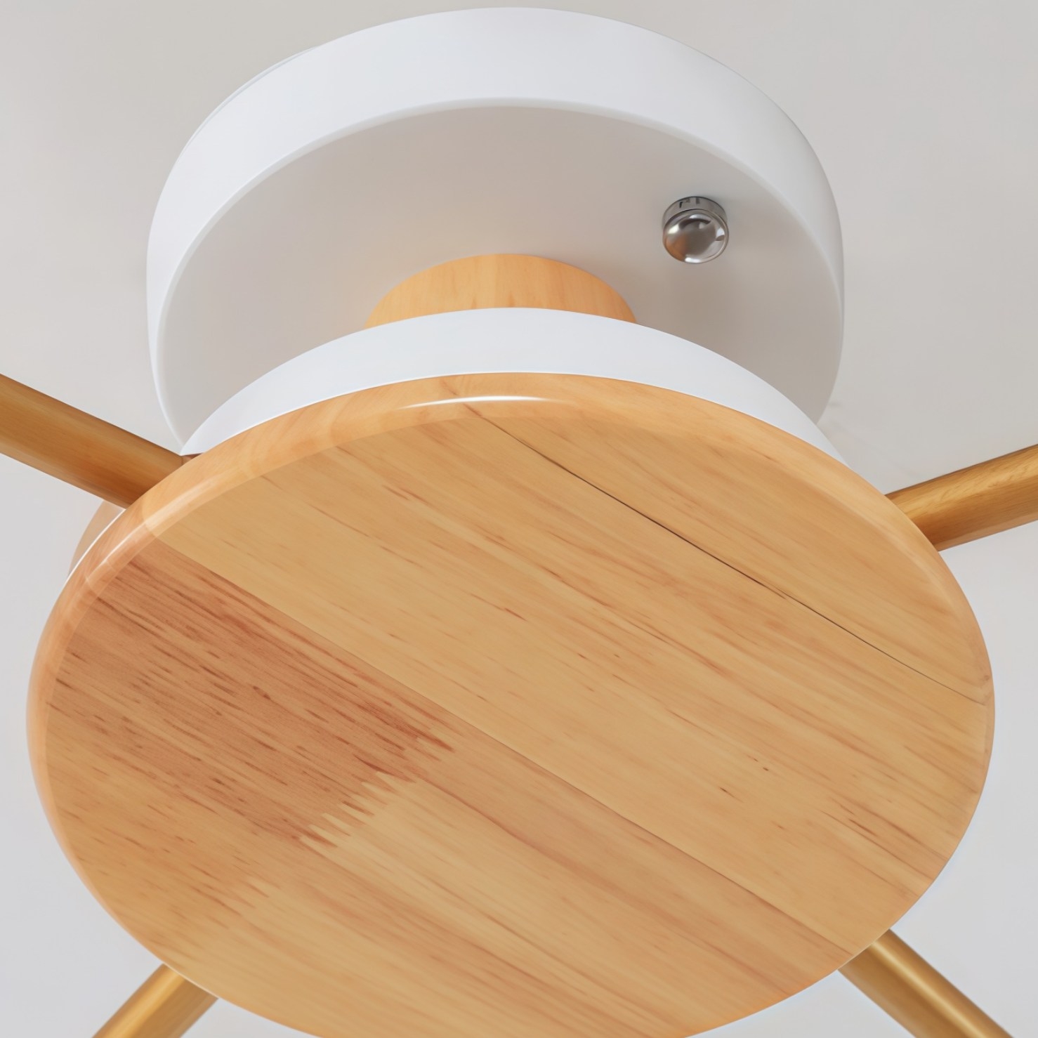 Stylish Wood-Branch Ceiling Lamp - LED Light for Dining Room and Living Room S378