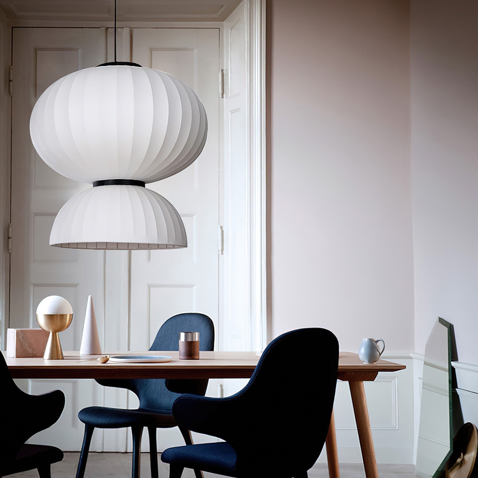 Mulberry Silk Lantern Pendant Light M433