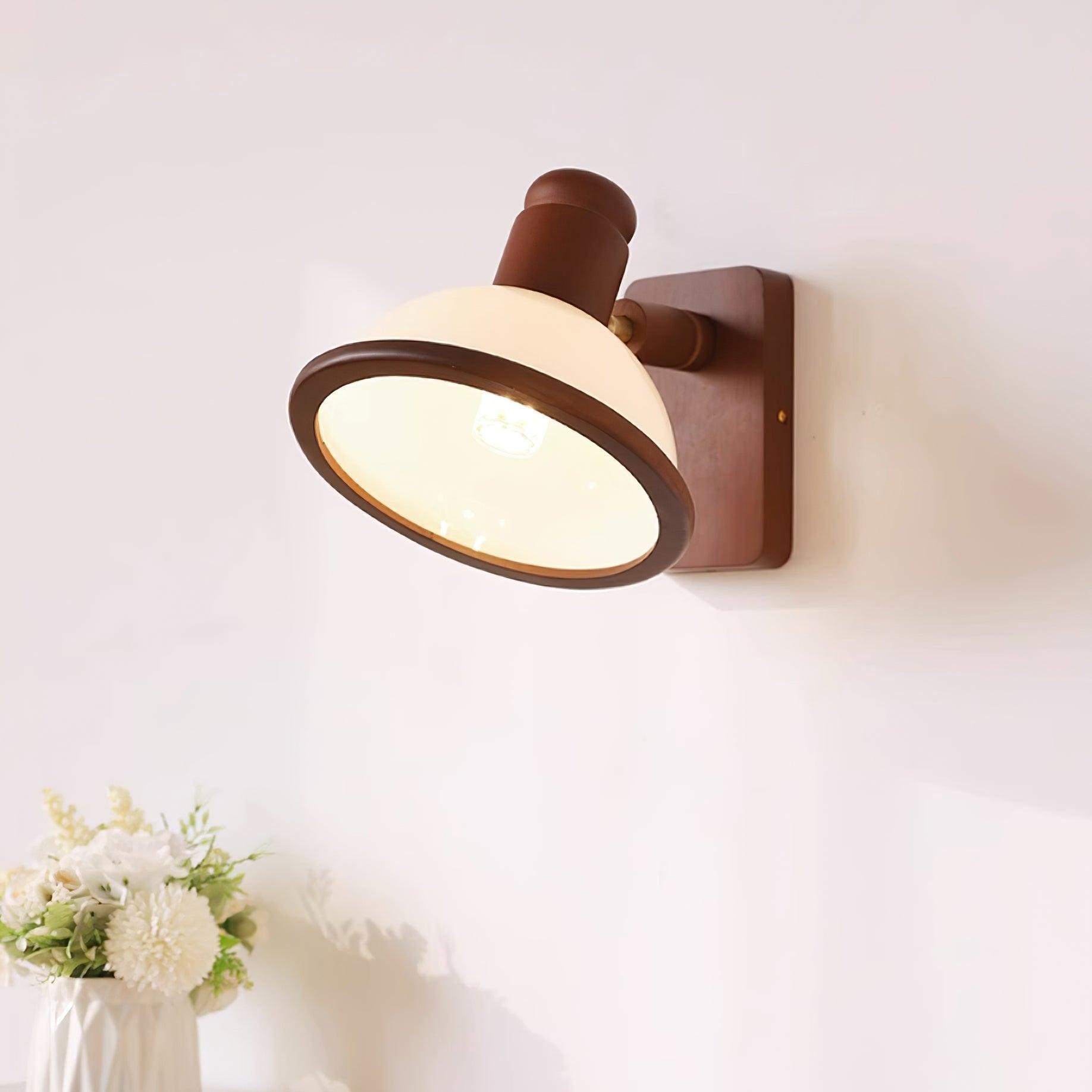 Modern Wooden Adjustable Bedside Reading Wall Lamp M275