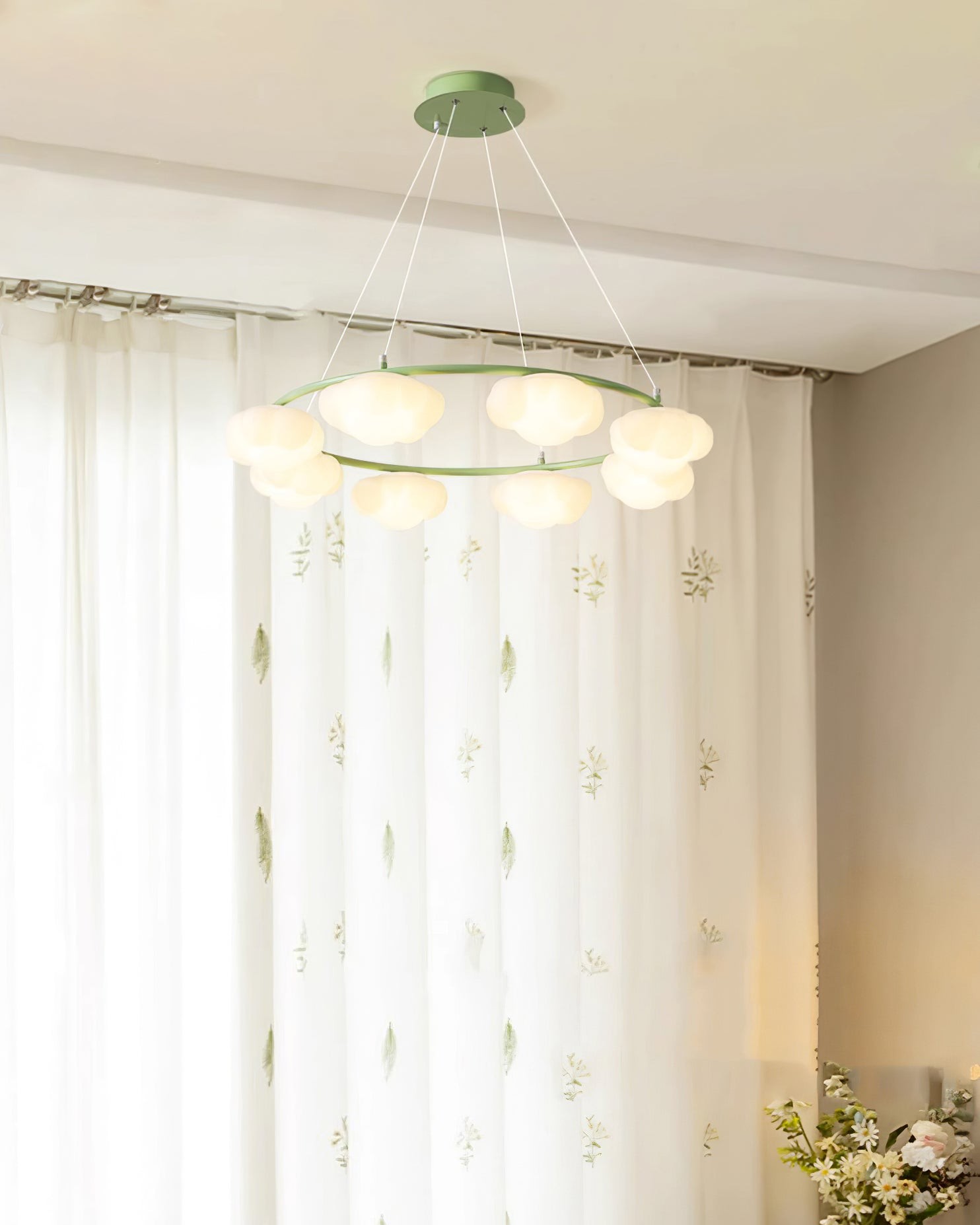 Cream Style Creative Personality Clouds Chandelier M221