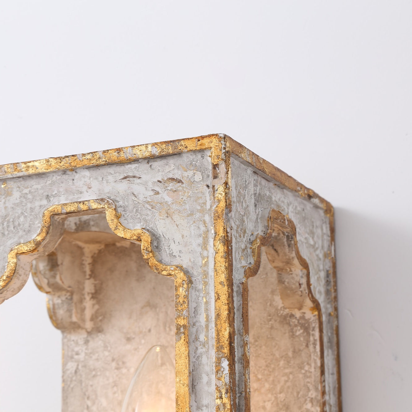 Boho Rustic Cube Sconce T1854