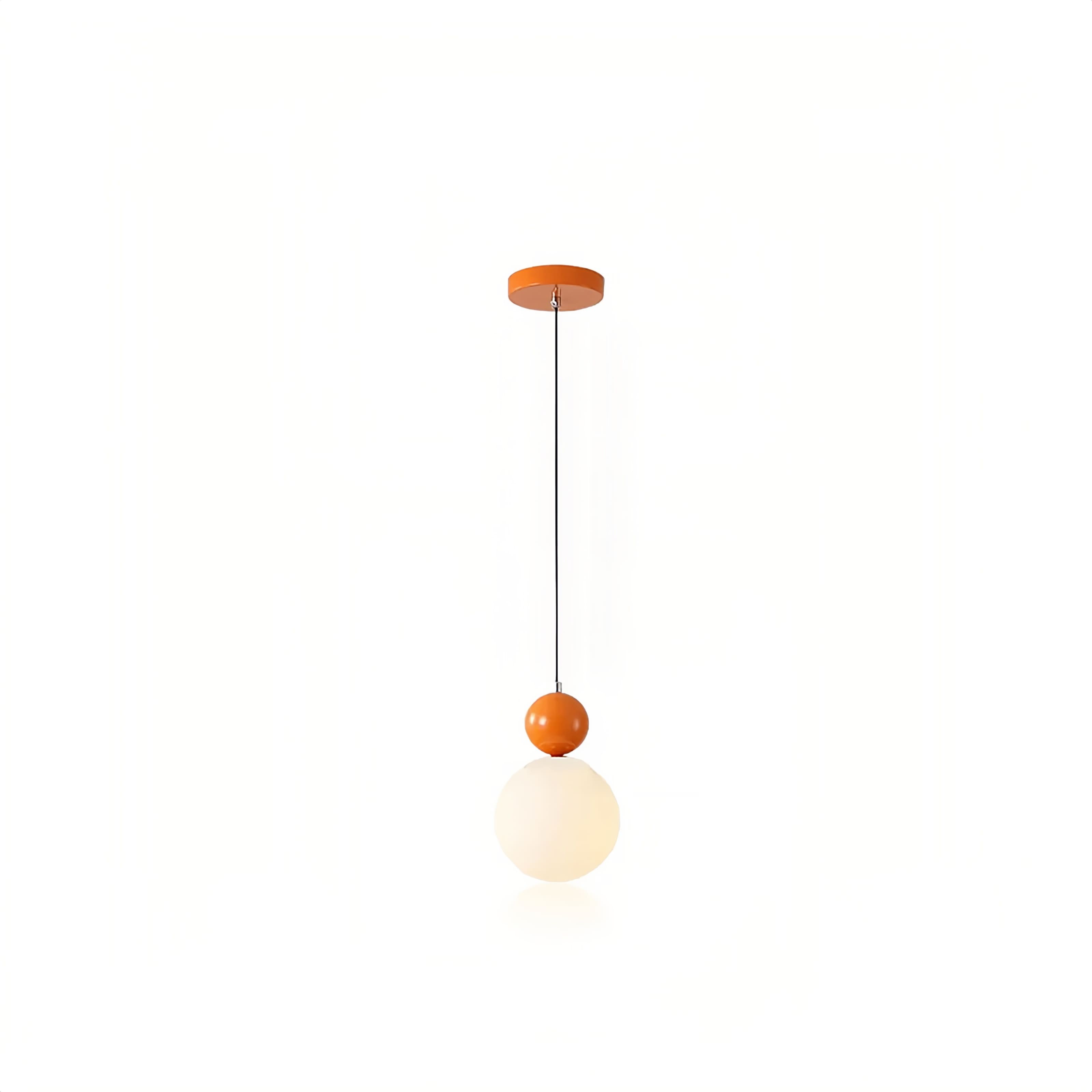 Modern Glass Pendant Light – Minimalist Warm Glow for Dining & Bar S240