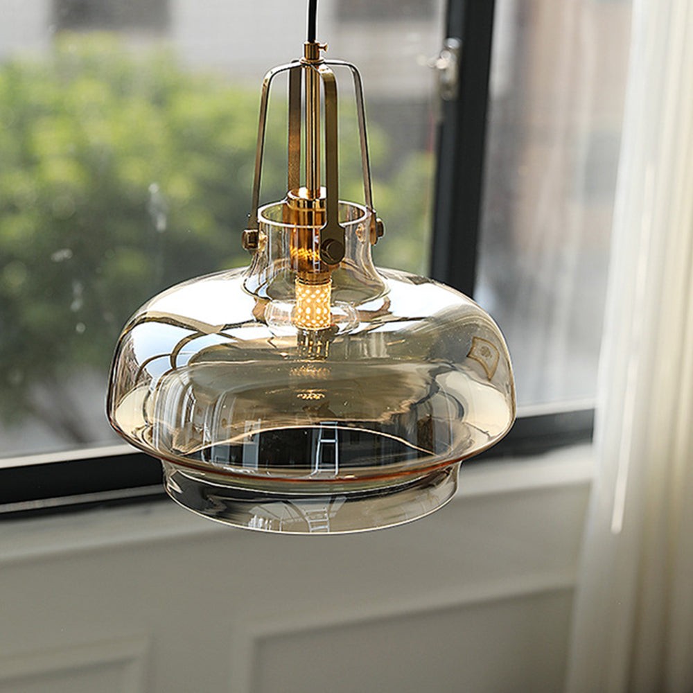 Modern Unique Shaped Fish Tank Glass Pendant Light T166