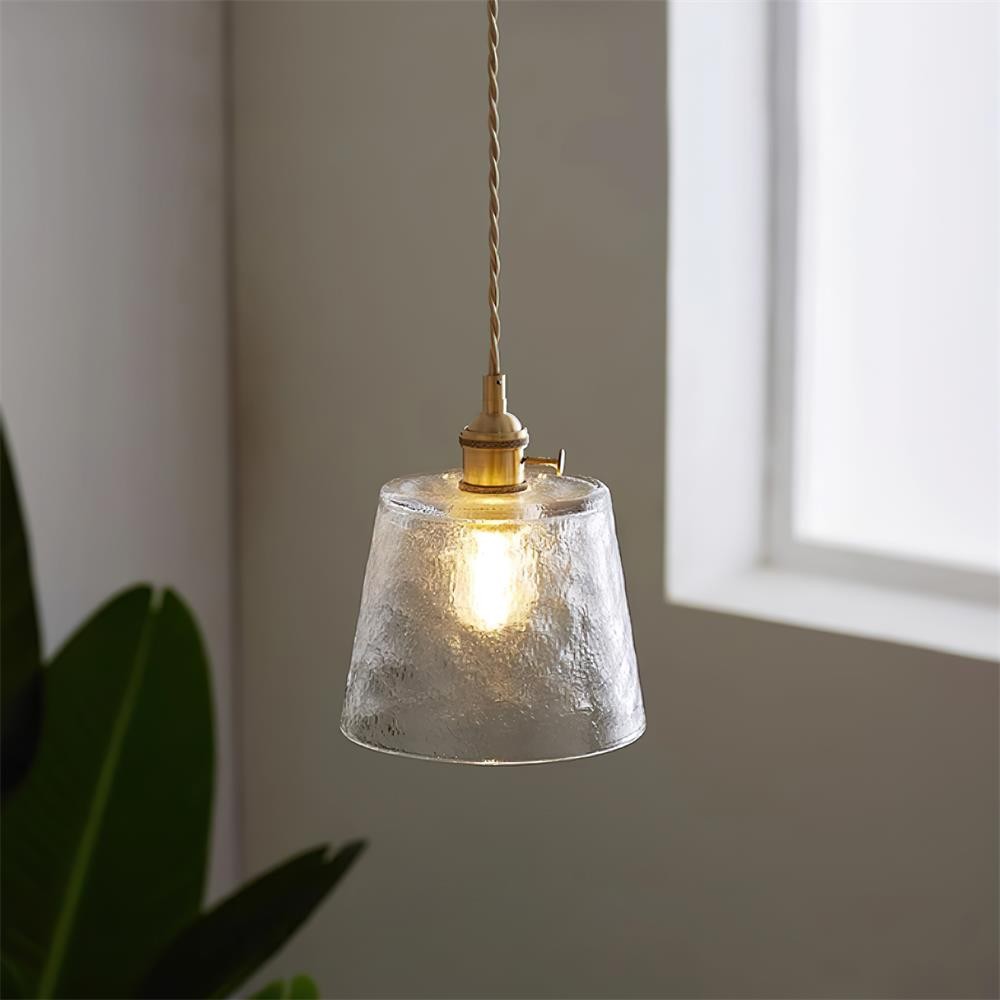 Retro Small Cup Glass Pendant Lamp M174