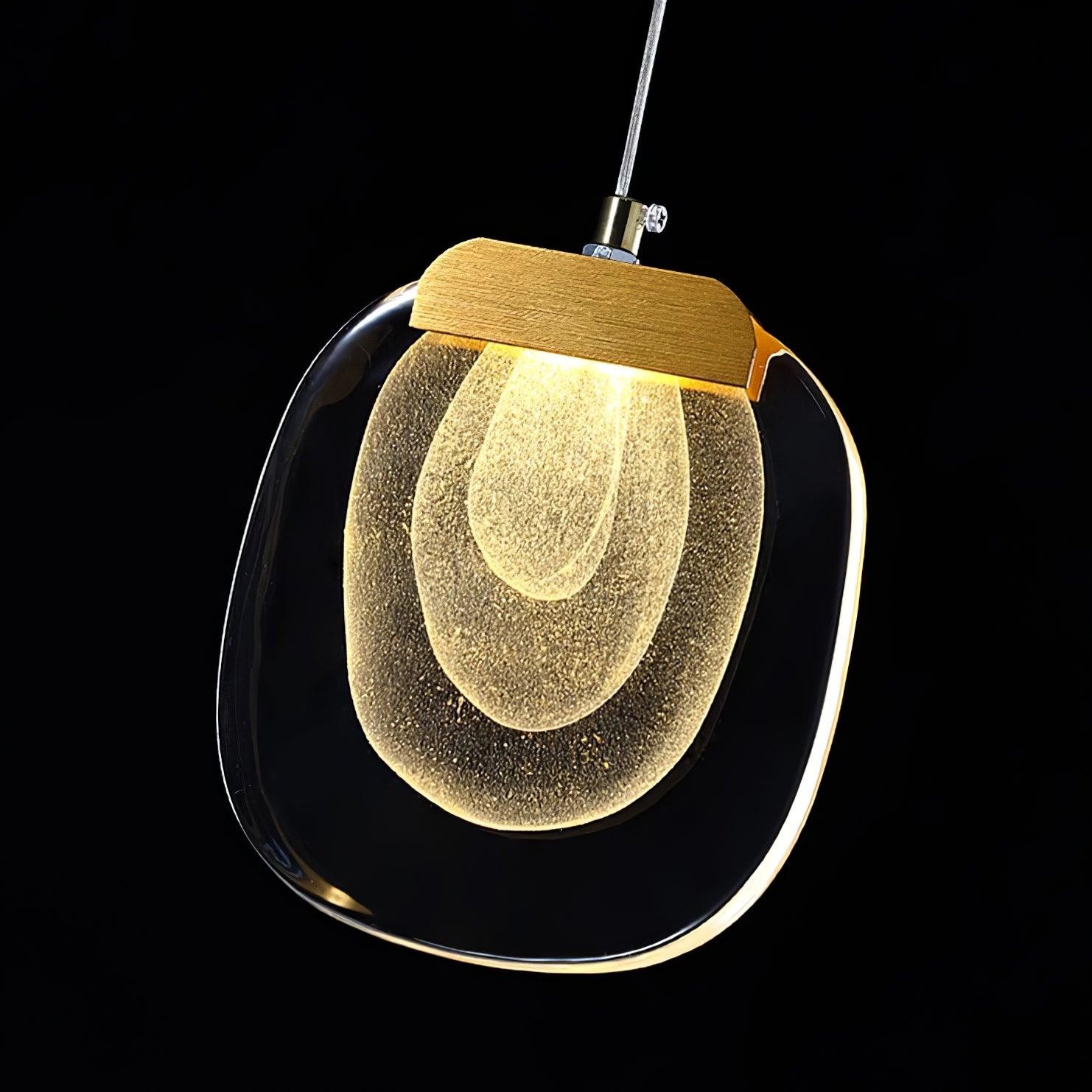 Glass Ripples Pendant Lamp M156