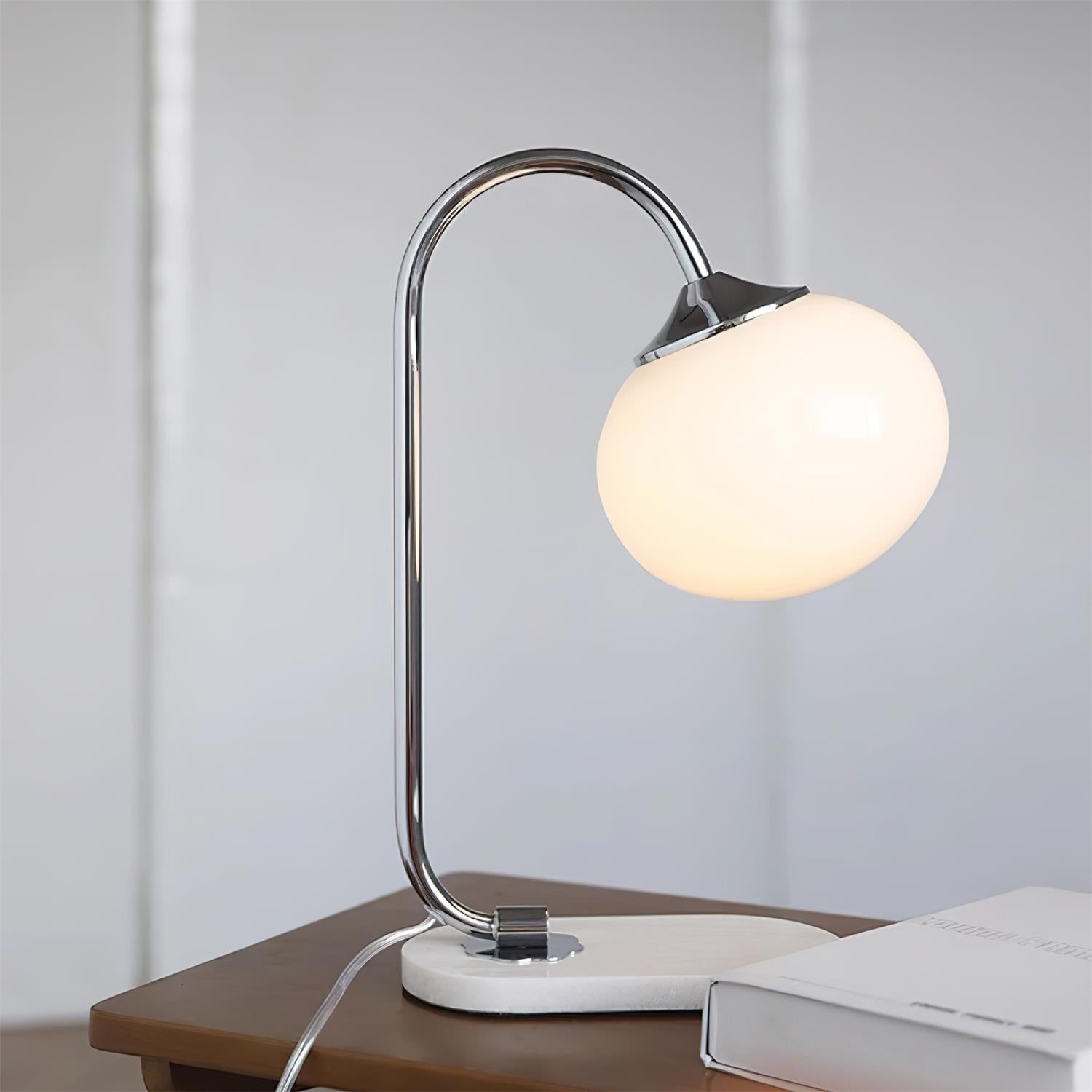 Nordic Mushroom Glass Bedside Table Lamp M236