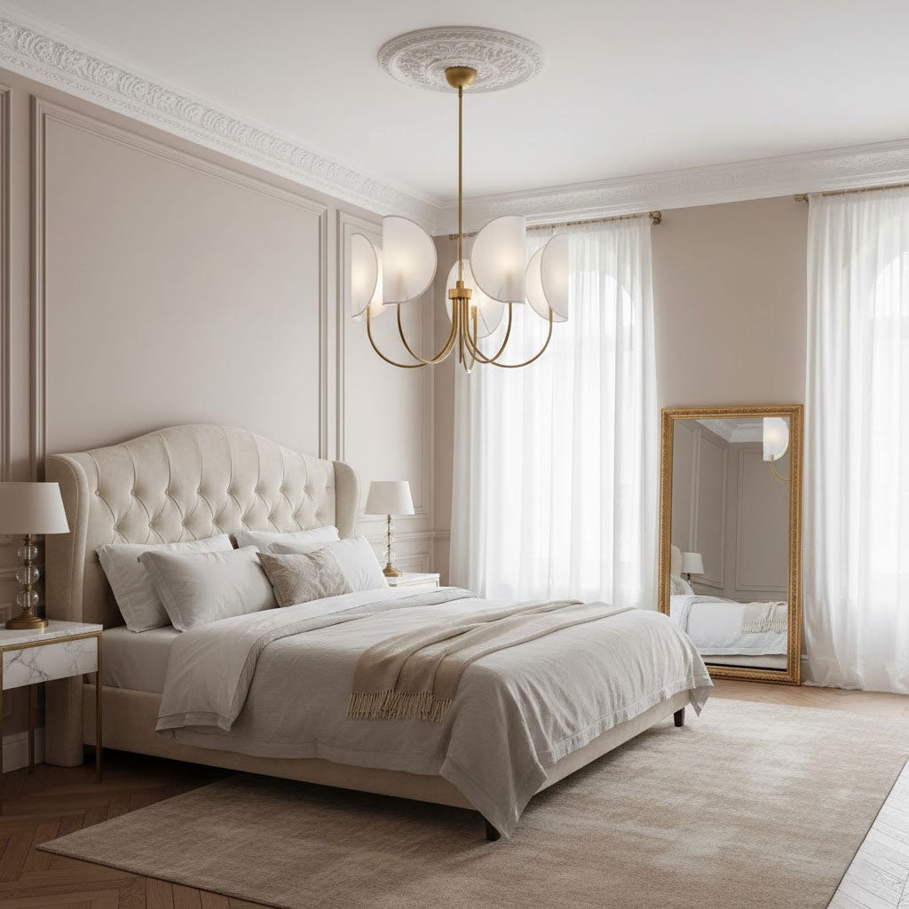 Leaf Brass Chandelier T1772