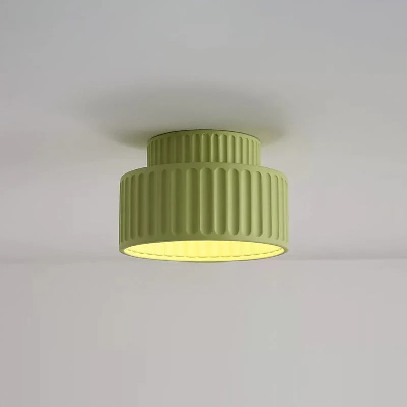 Modern Solid Color Recessed Resin Ceiling Lamp S177