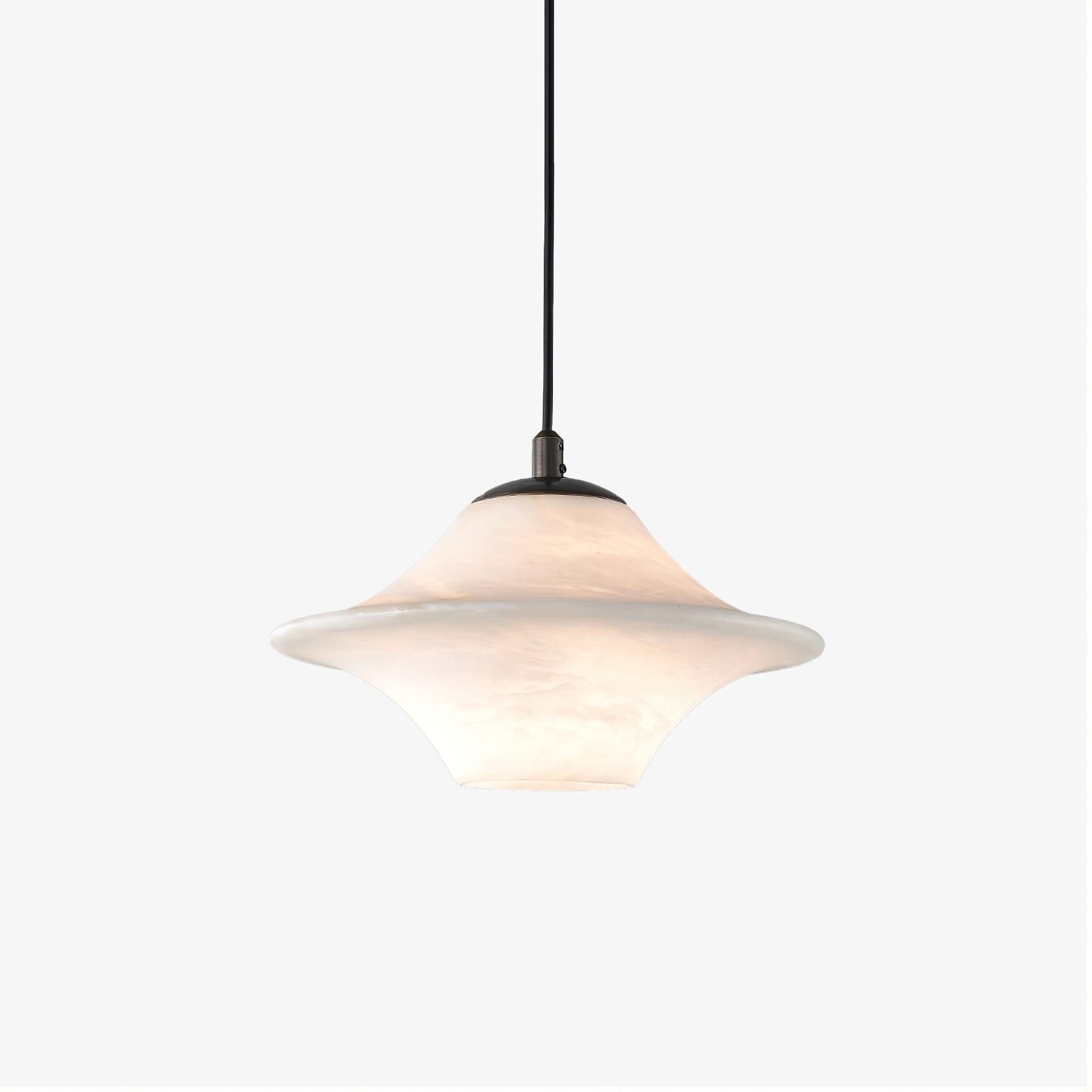 Saucer Alabaster Pendant Light M413