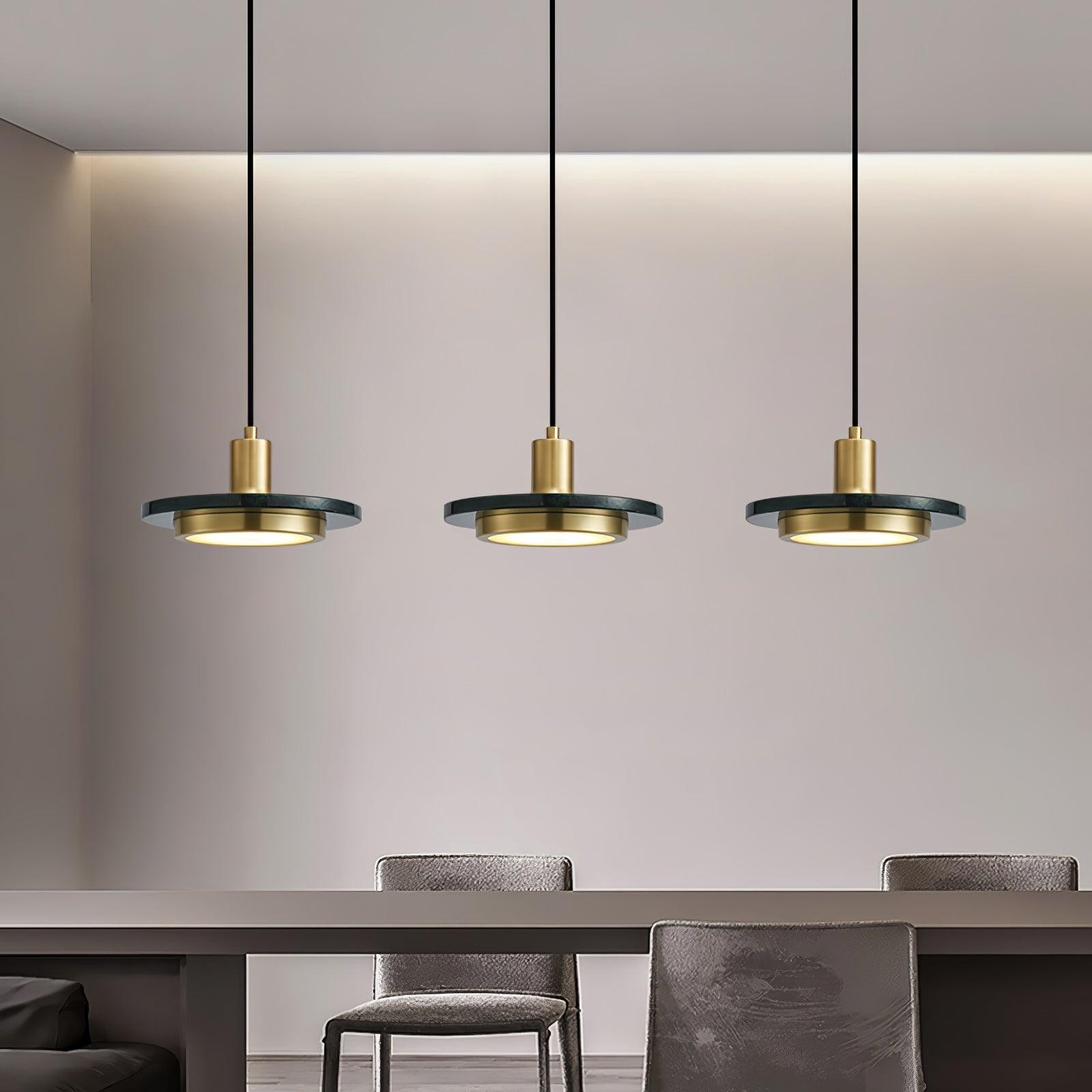 Double Circle Pendant Light M559