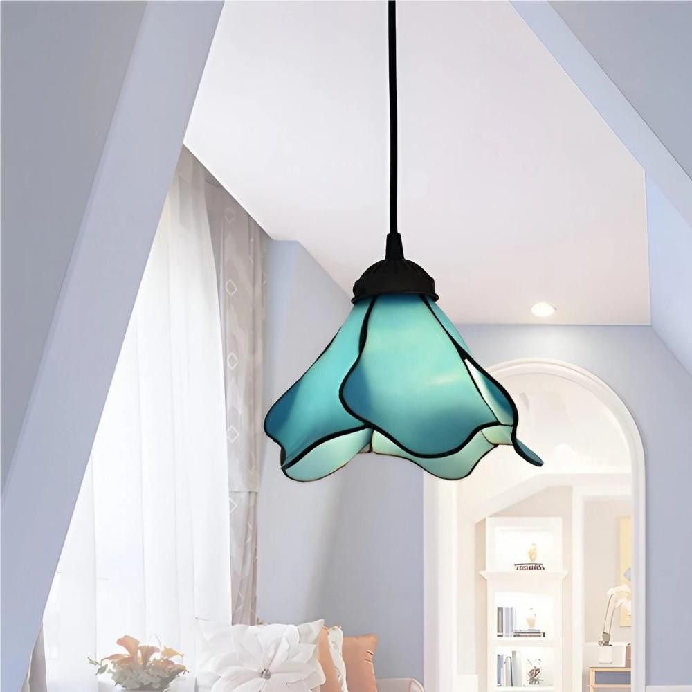 Tiffany Style Flower Glass Pendant Lamp S82