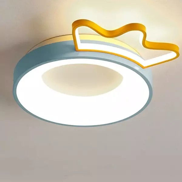Cartoon Crown Led Ceiling Lamp S71