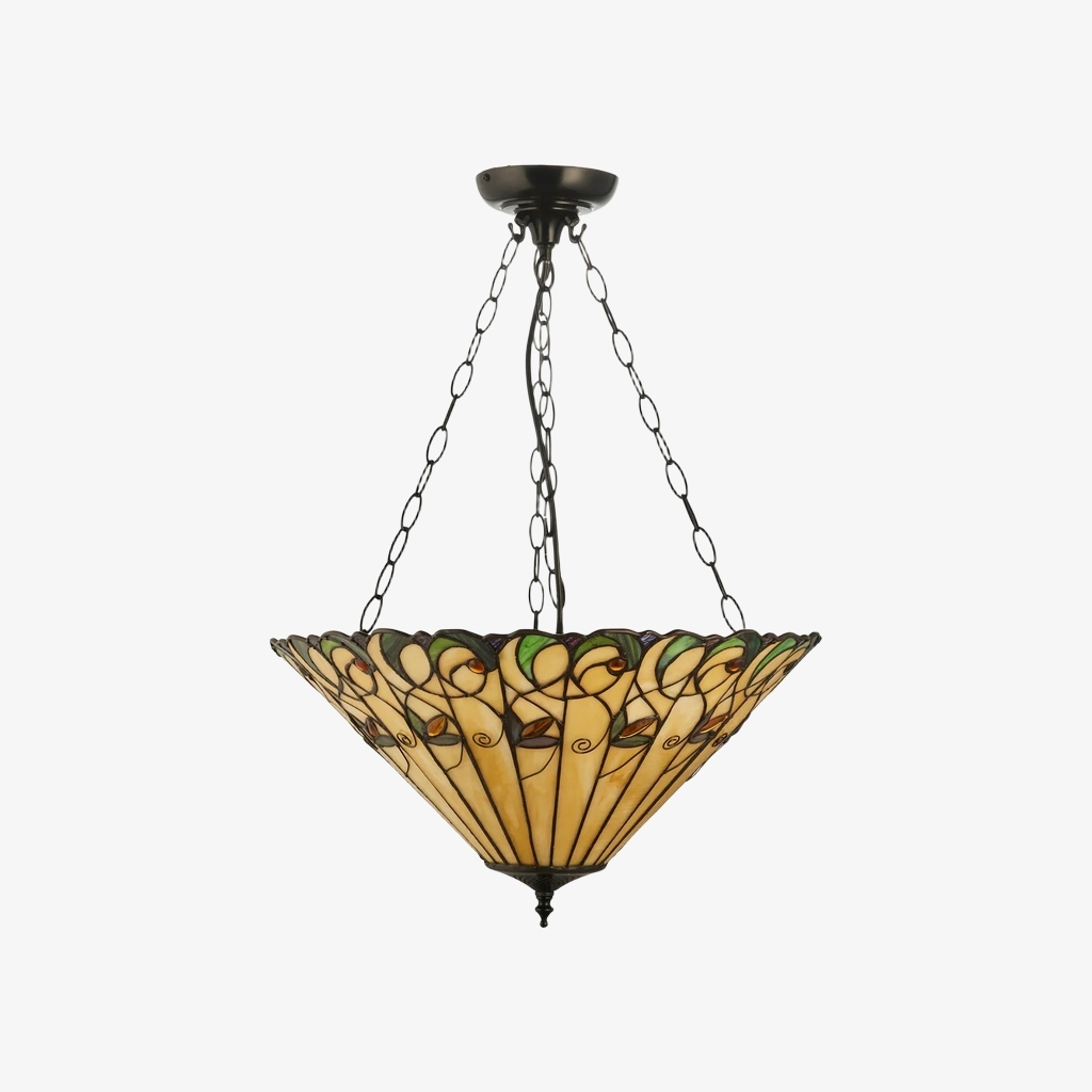 TF Jamelia Light - Decorative Art Glass - Flush Mount Timeless Style for Hallway T1041