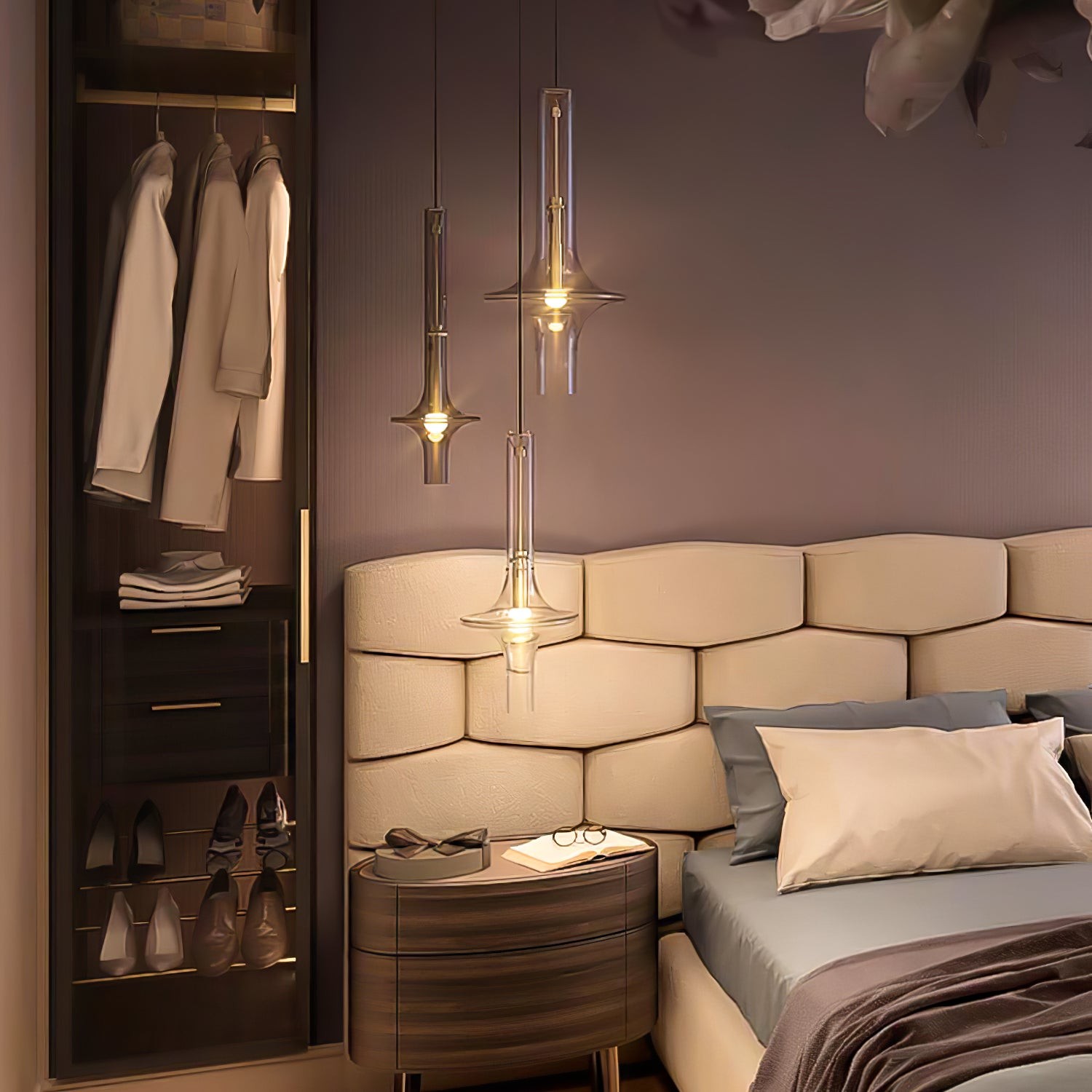 Modern Creative Glass Tube Pendant Lamp M02
