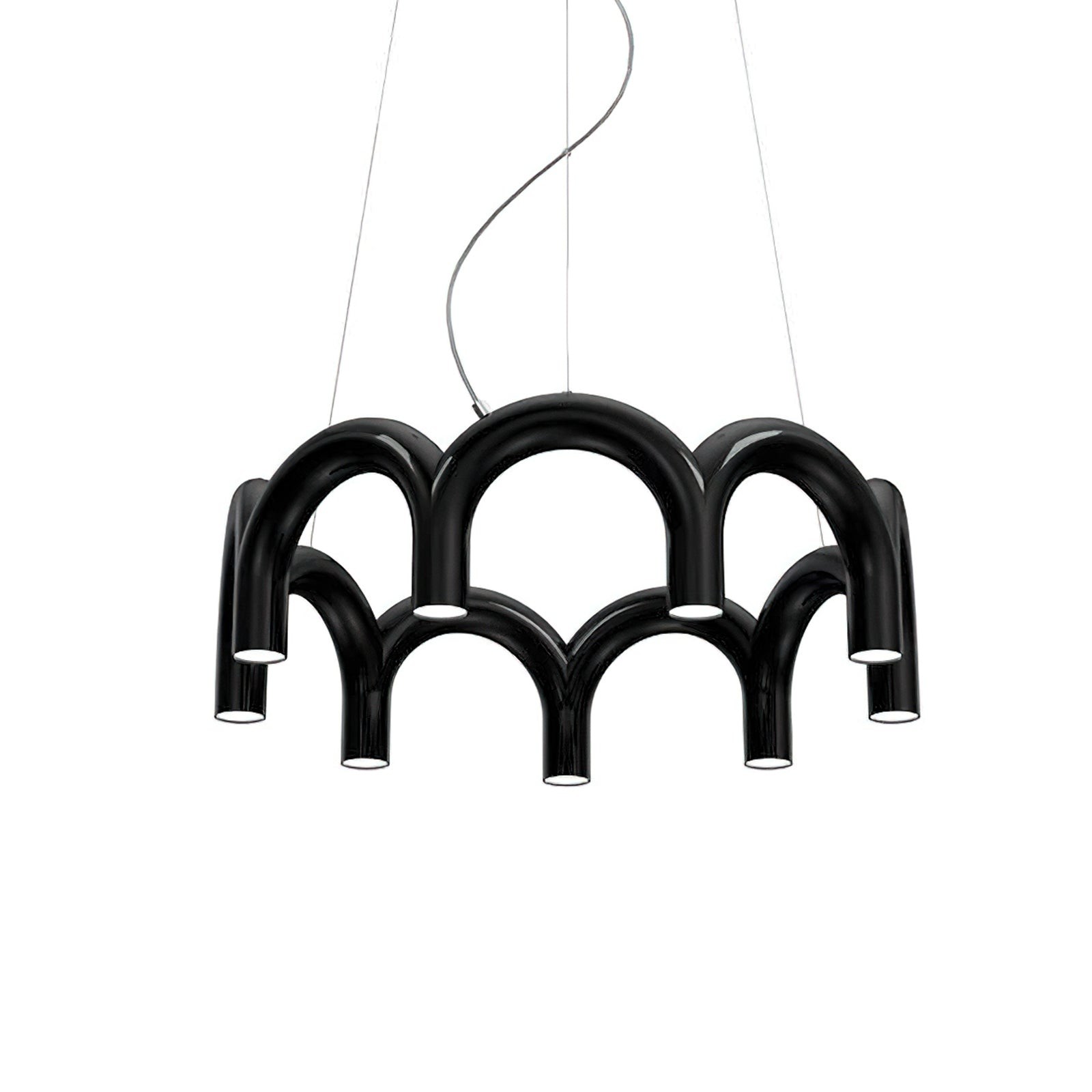 Contemporary M Shaped Circle Chandelier with Elegant Design for Home S367