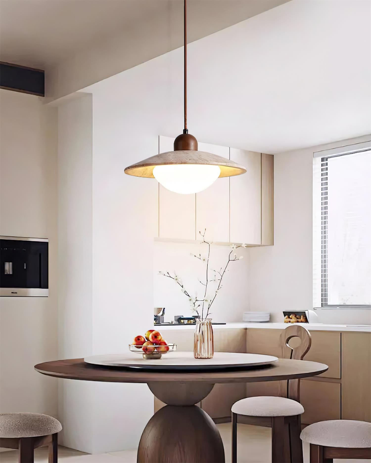 Wood Retro Wabi-Sabi Style Pendant Lamp M180