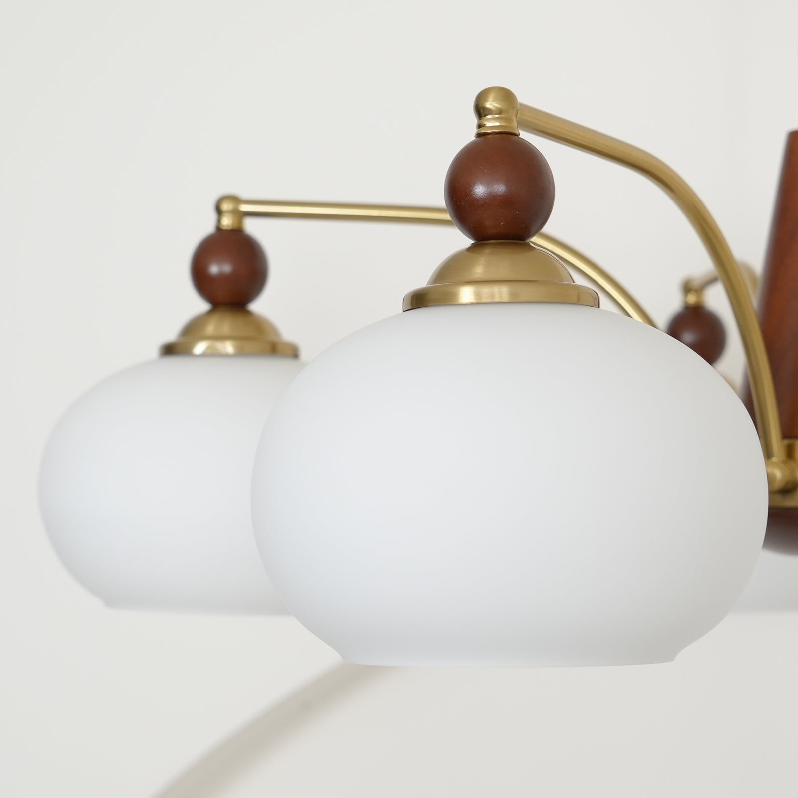 Vintage Multihead Persimmon Chandelier M325