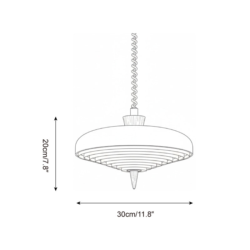 Vortex Spiral Pendant Lamp T1438