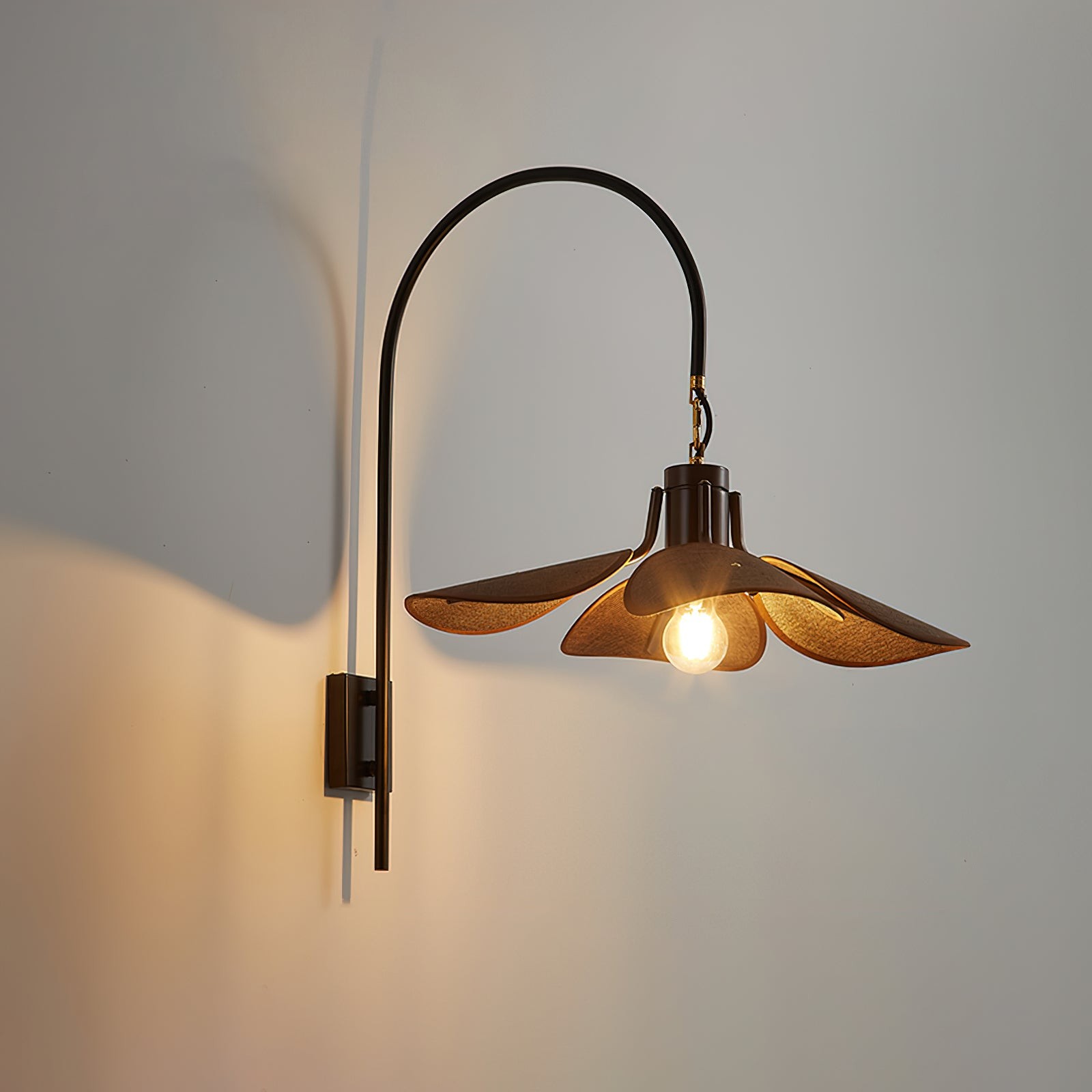 Retro Wabi-Sabi Style Petal Bloom Wall Lamp M517