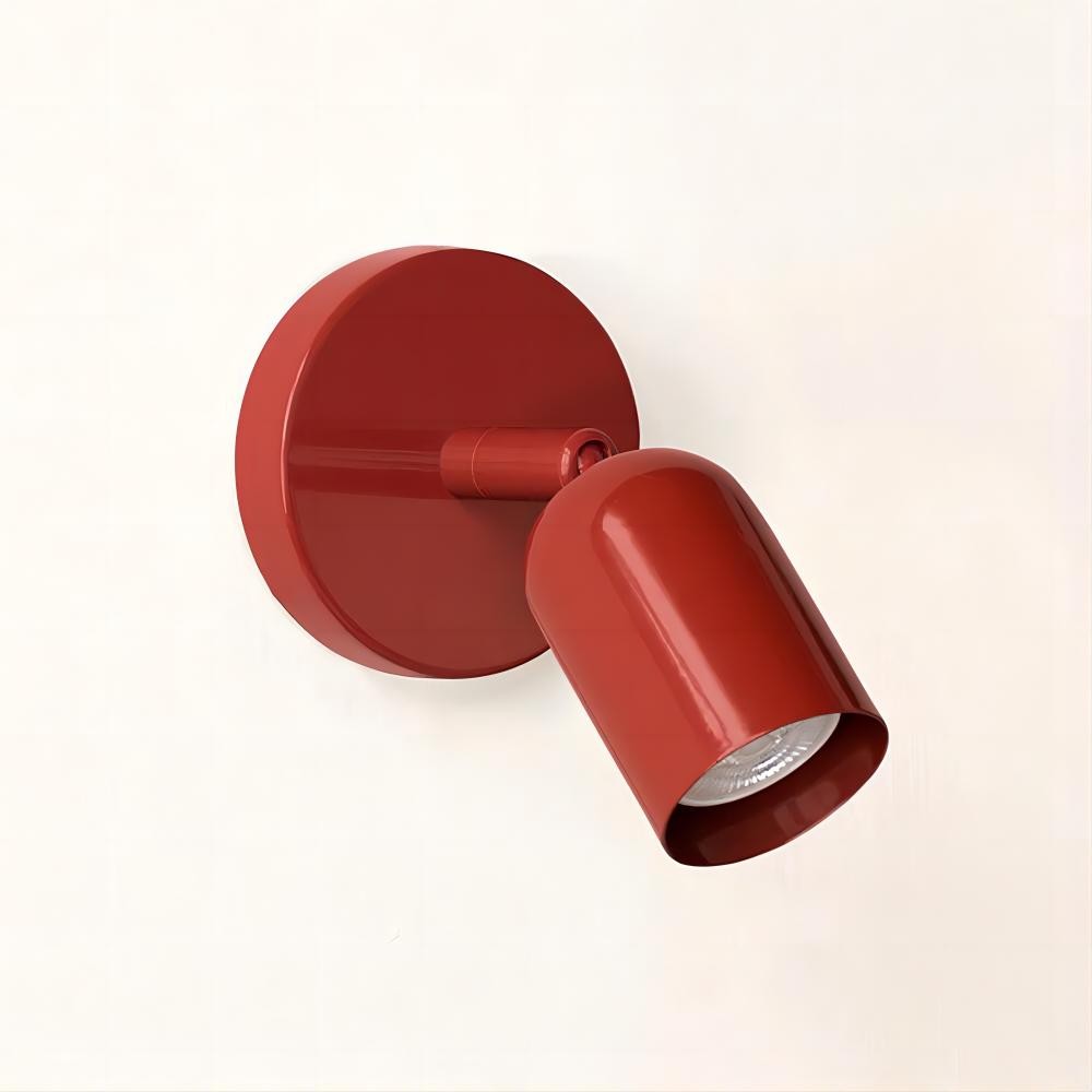 Solid Color Wall Sconce - Modern Bauhaus LED Bedside Lighting Interior S169