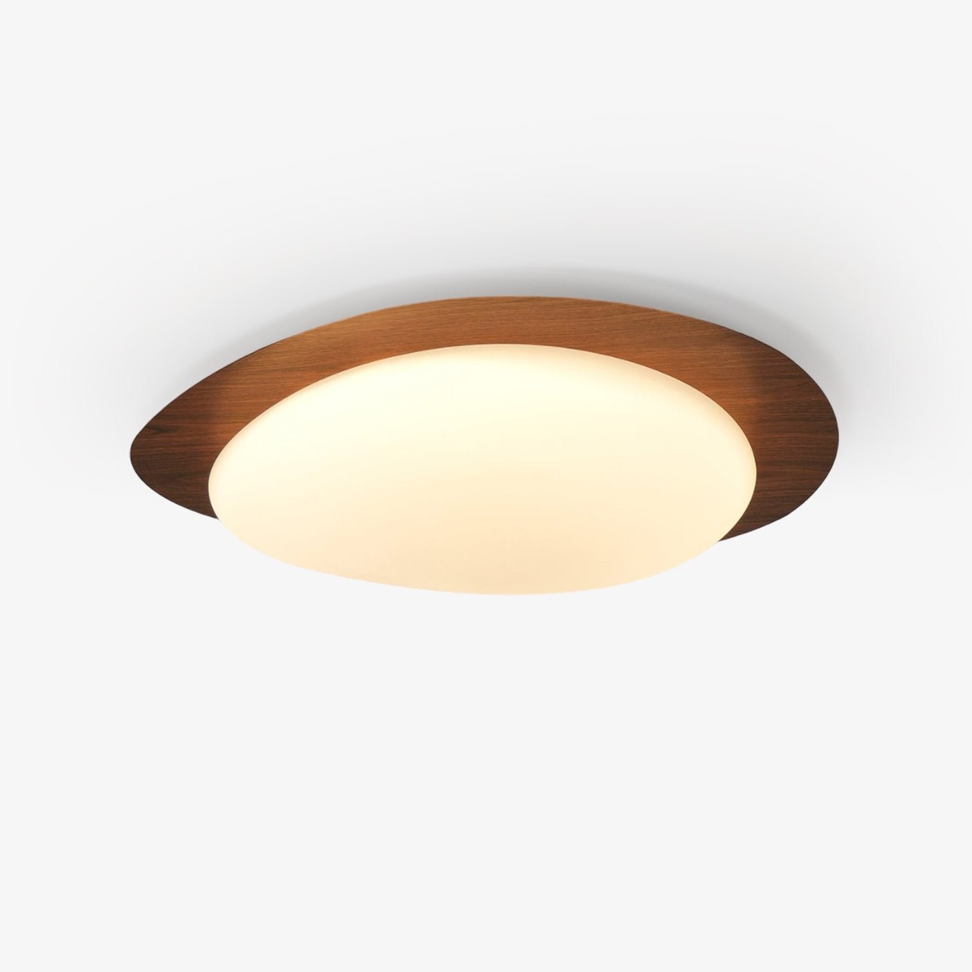 Pebble Walnut Ceiling Light M335