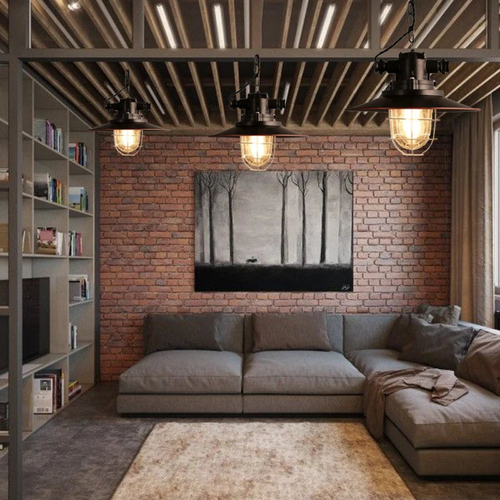 Brilliant Aluminum Industrial Pendant Light T2038