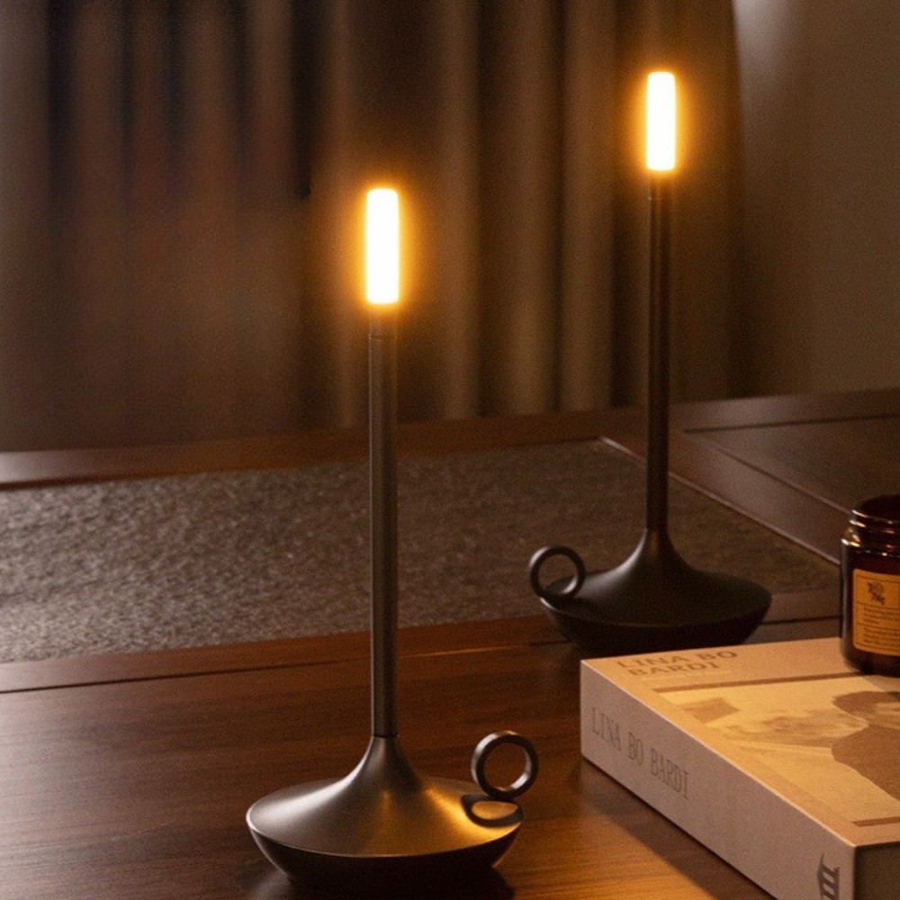 Candlelight Cordless Dimmable Rechargeable Table Lamp S204
