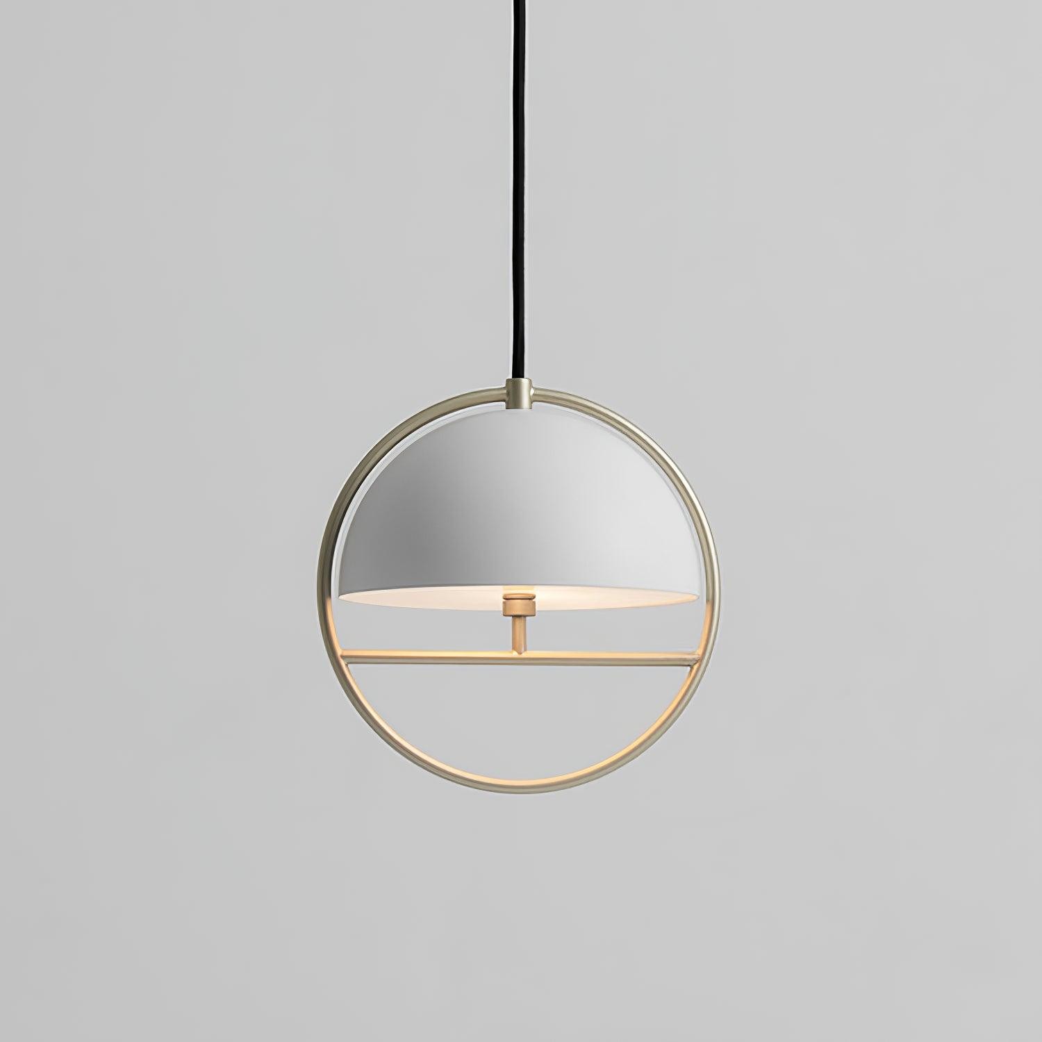 Nordic Hemispherical Ring Metal Pendant Lamp M448