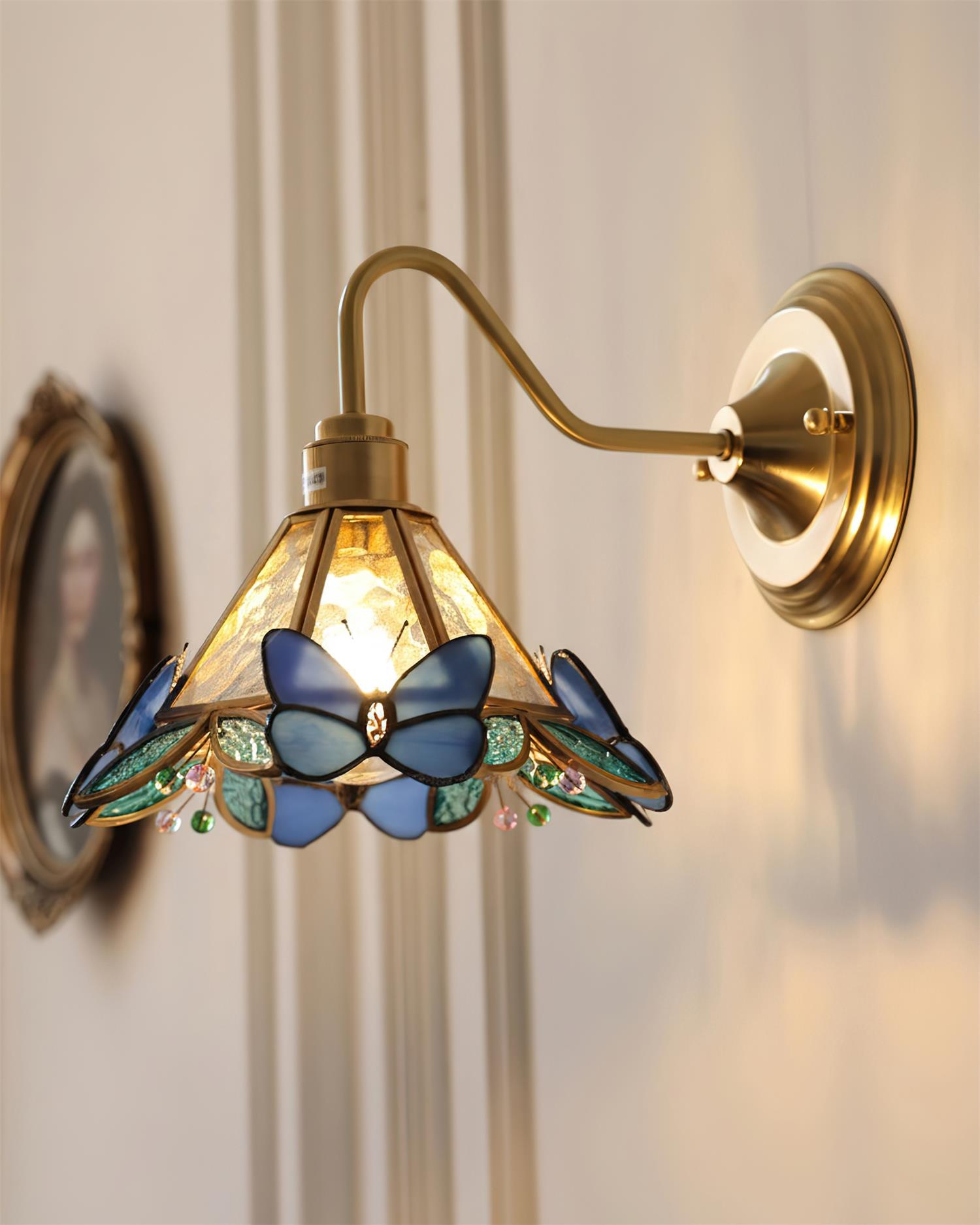 Butterfly Jewel Wall Lamp T1464