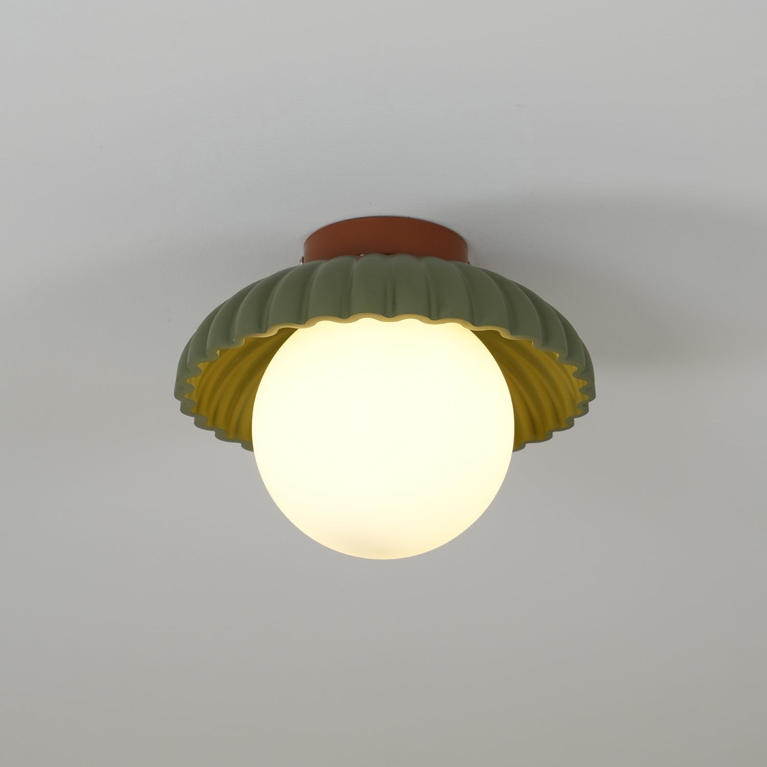 Alien Cream Glass Ceiling Light - Modern Nordic Ceiling Fixture M77