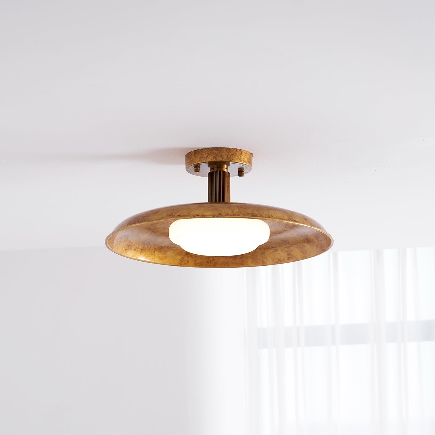 Pot-Lid Style Flat-Panel Ceiling Light T1921