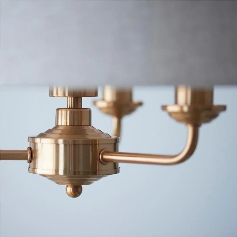 Tela Pendant - Elegant Linen Shades and Classic Dining Room Lighting T667