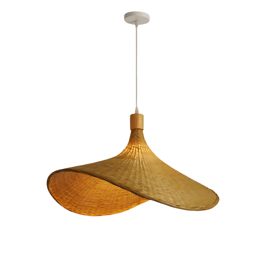 Rustic Raphia Charm Rattan Light T2058