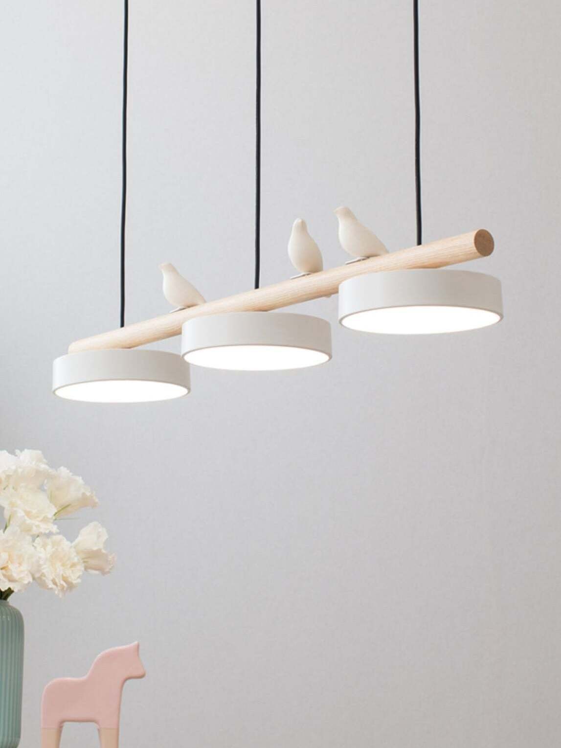 Creative Branch Bird Shaped Pendant Lamp G01