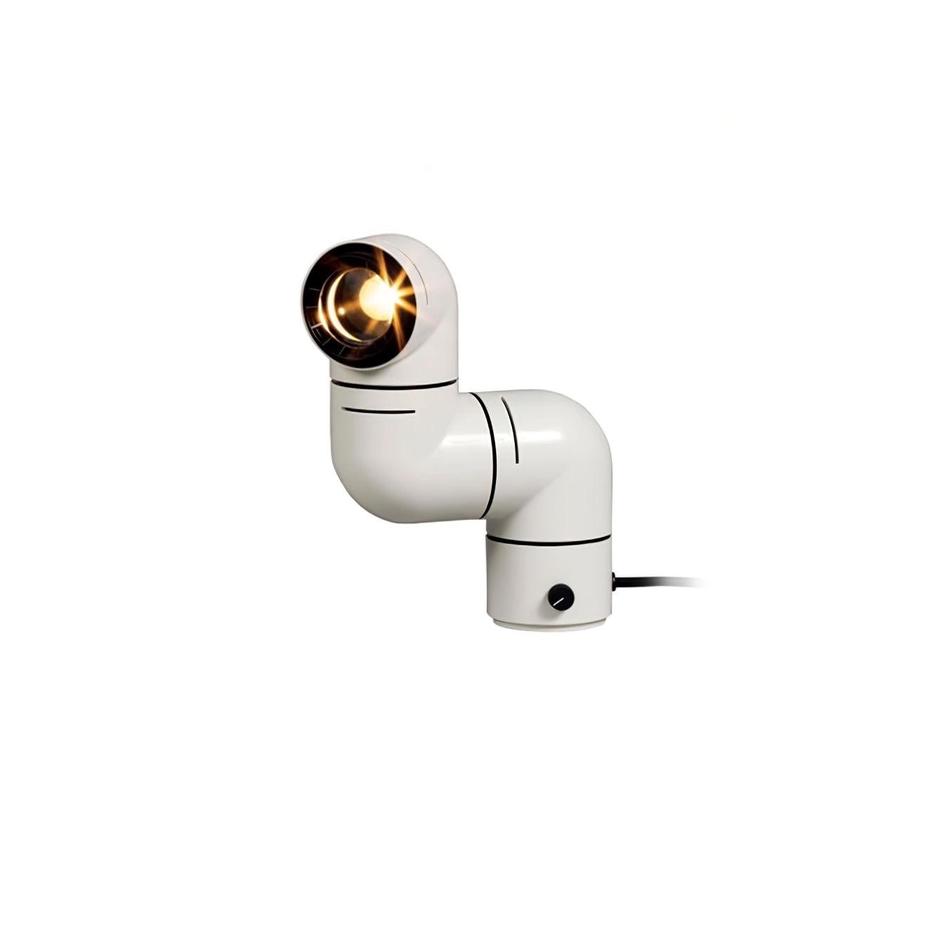 Red Tubular Table Lamp Suitable For Bedroom M504