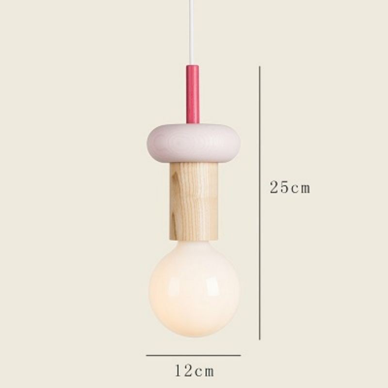 Creative Simple Wooden Pendant Light S155