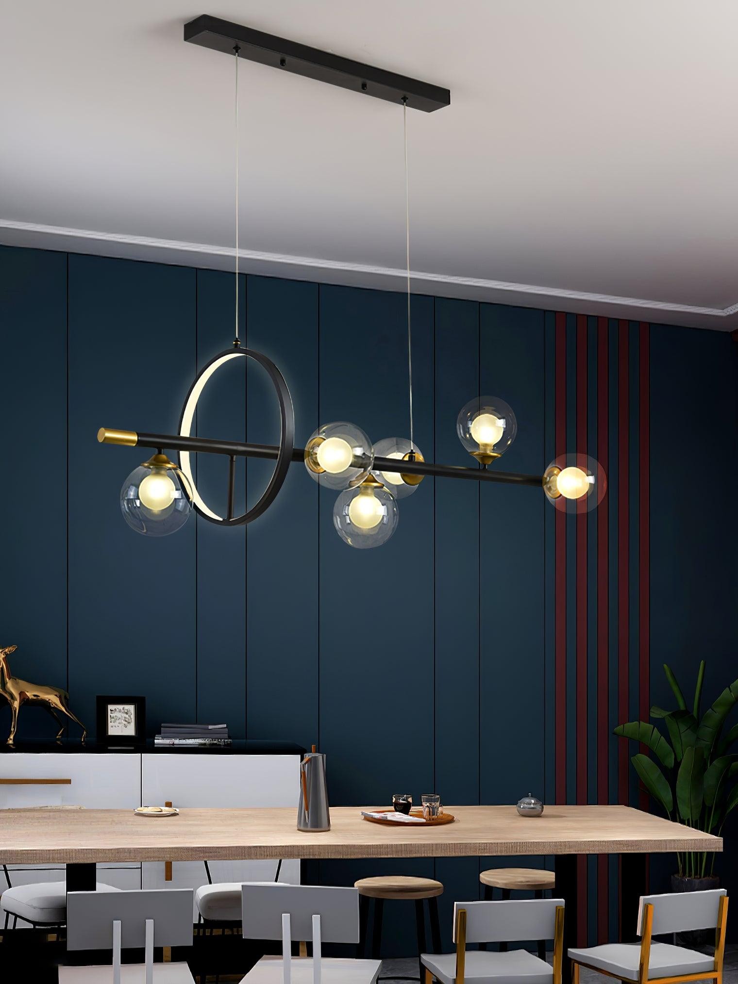 Creative Horizontal Long Bar Chandelier M553