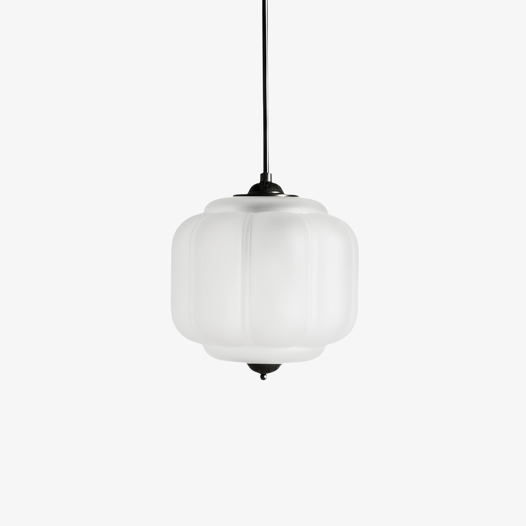 Eloise Vintage Milk Glass Pendant Light - Chic Retro Lighting for Dining Rooms S215