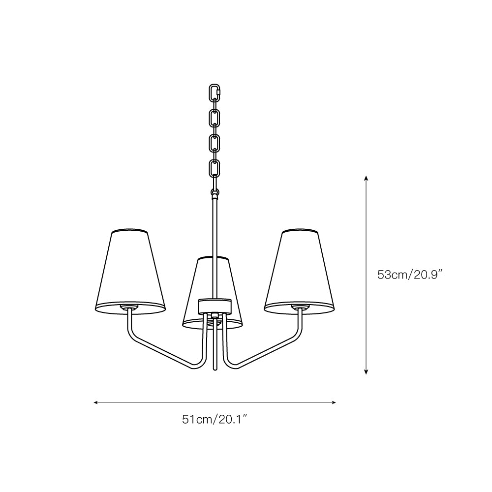 Kennedy Chandelier T1725