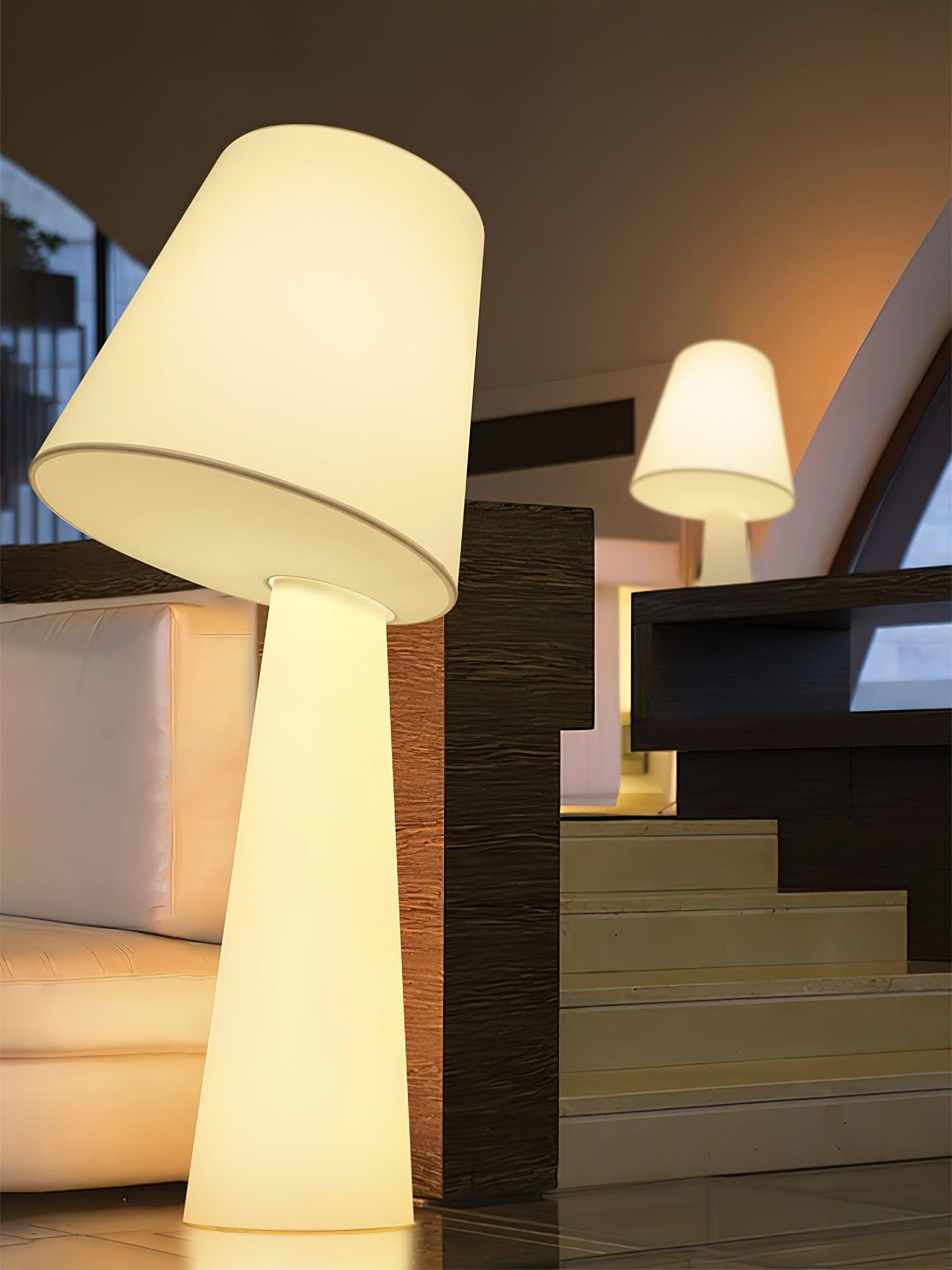 Column Fabric Floor Lamp Suitable For Living Room M561