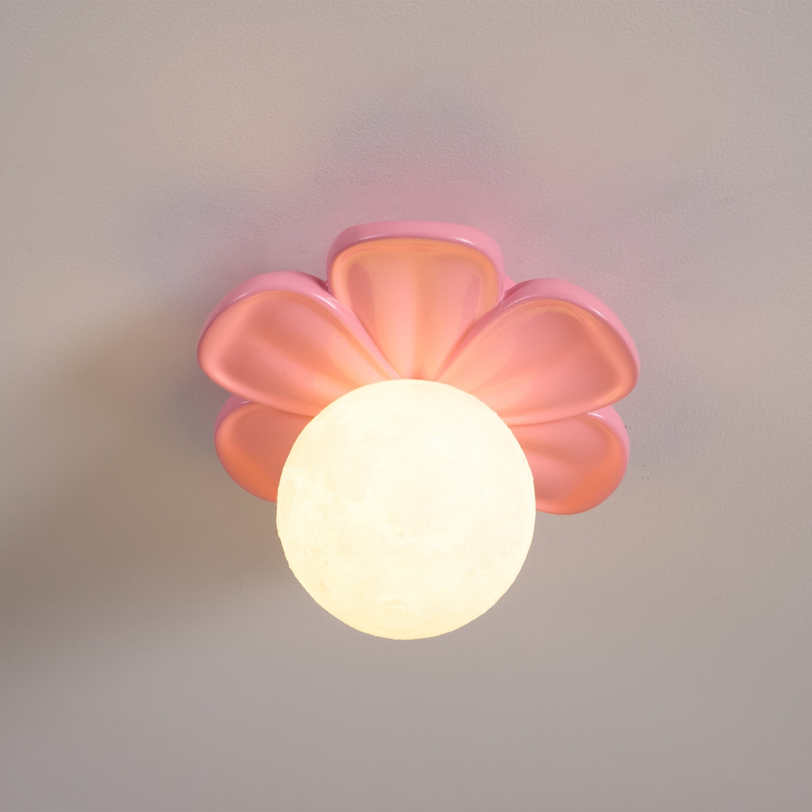 Cream Bloom Flower Ceiling Lamp T1632