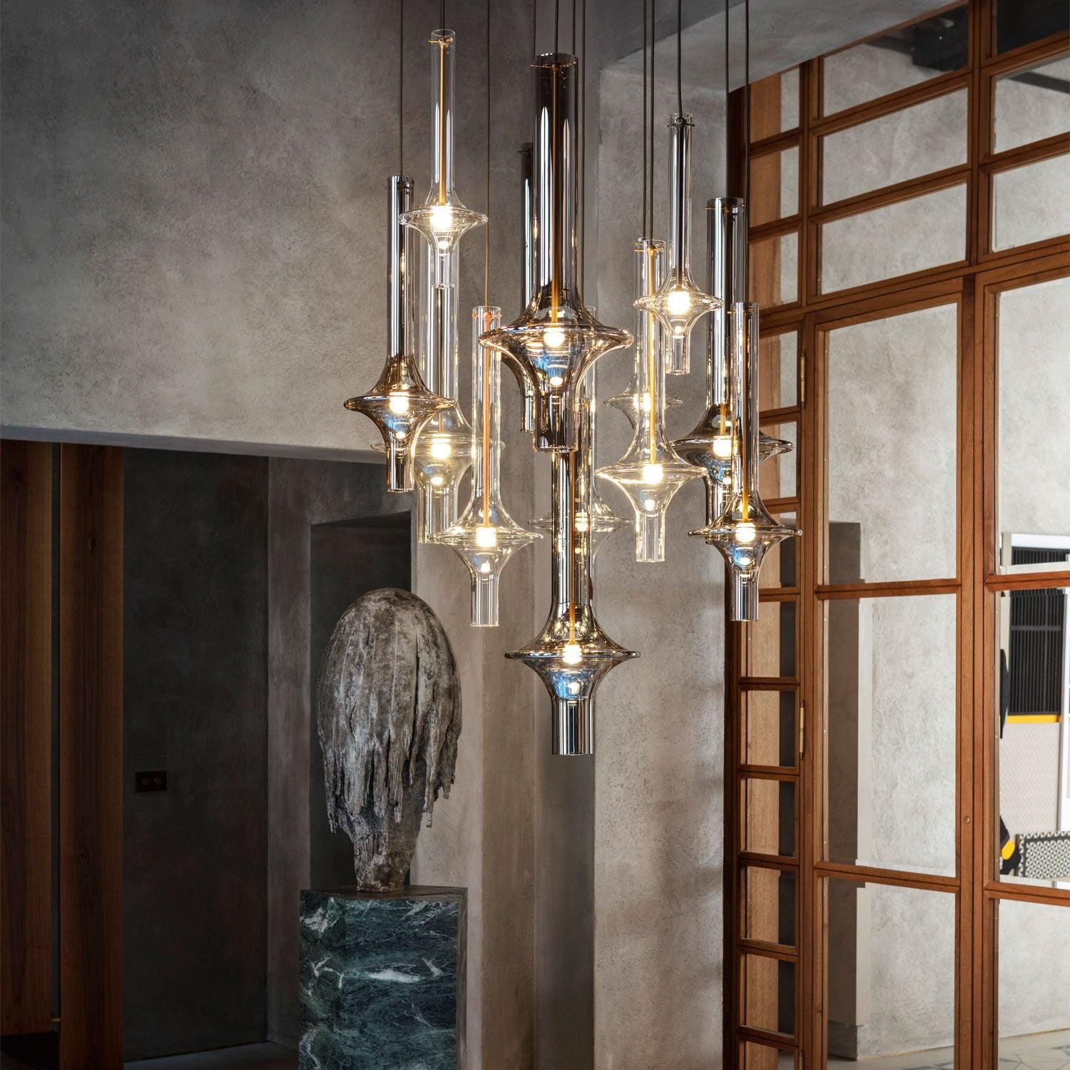 Modern Creative Glass Tube Pendant Lamp M02