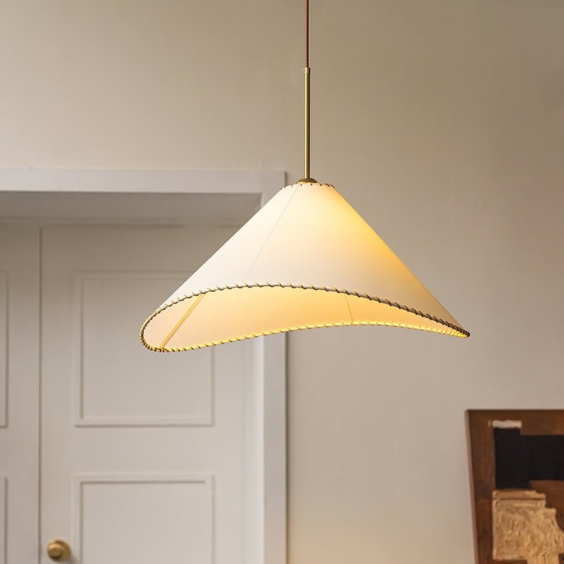 Twisted Shade Fabric Pendant Lamp M490