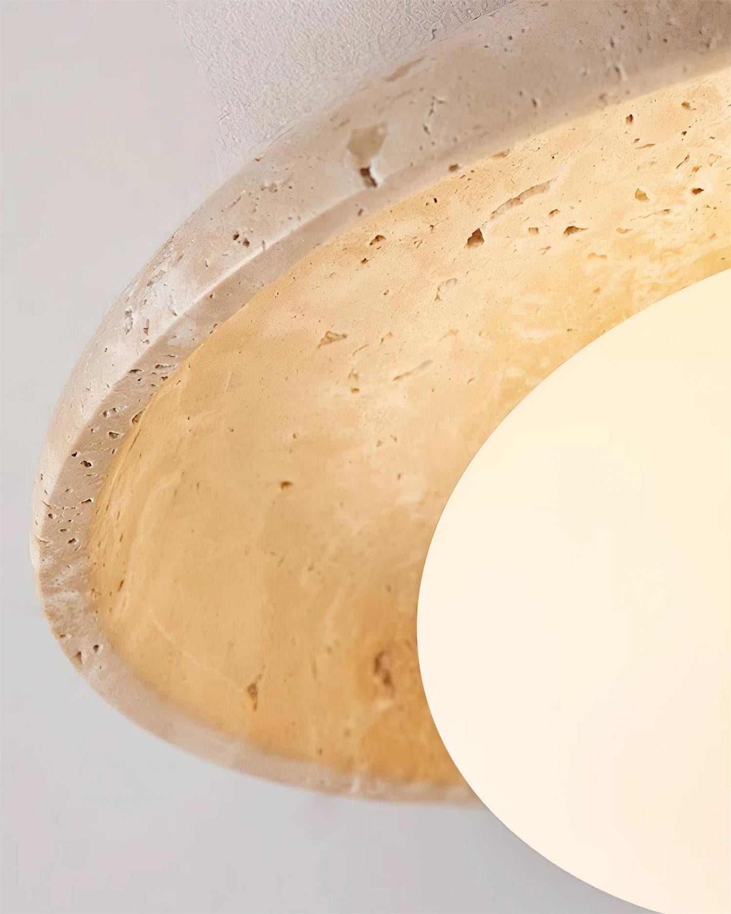 Lime Cavities Ceiling Lamp P050